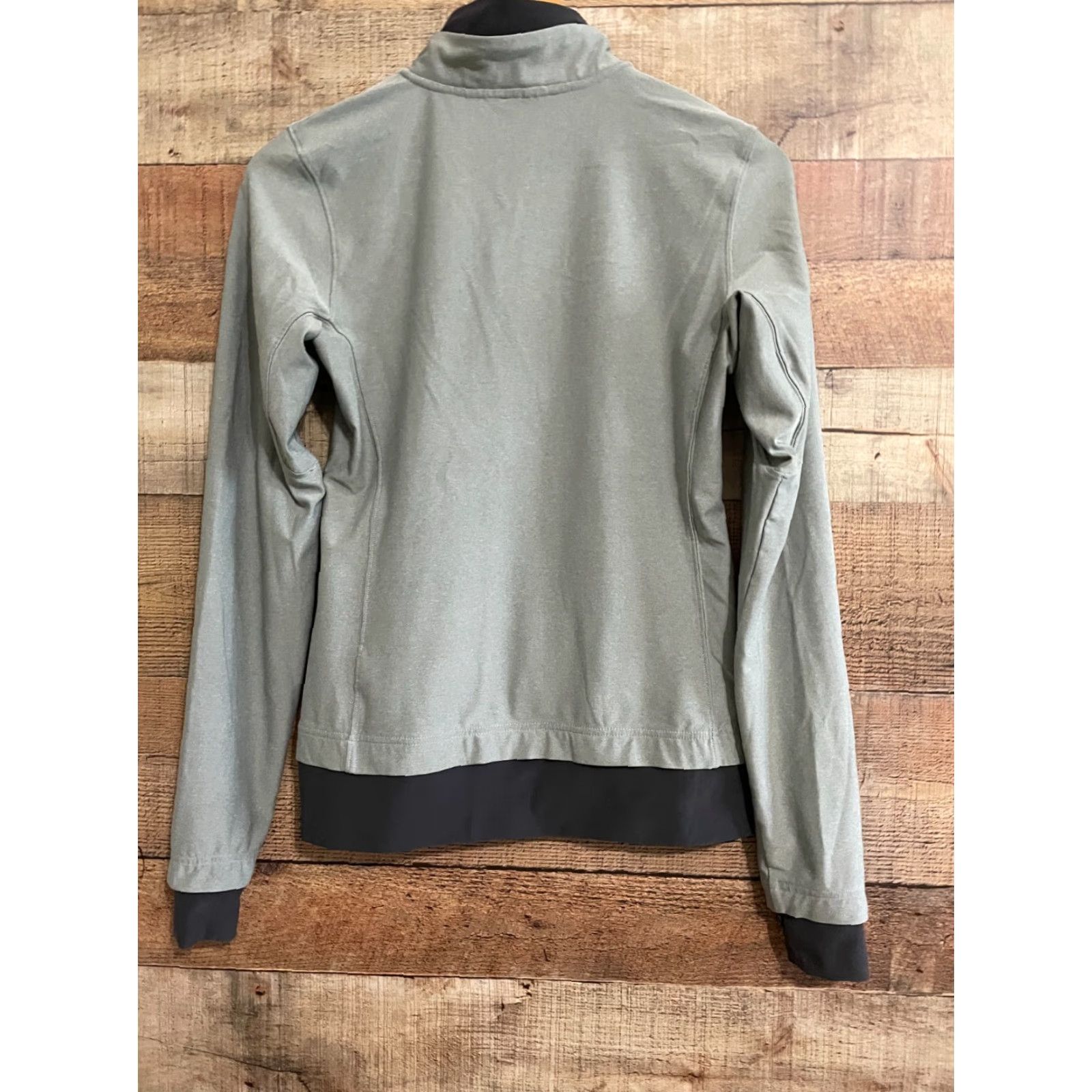 Nike Nike Running Jacket Women’s Small Full Zip Black Thumb Holes Running Workout Size L / US 10 / IT 46 - 2 Thumbnail