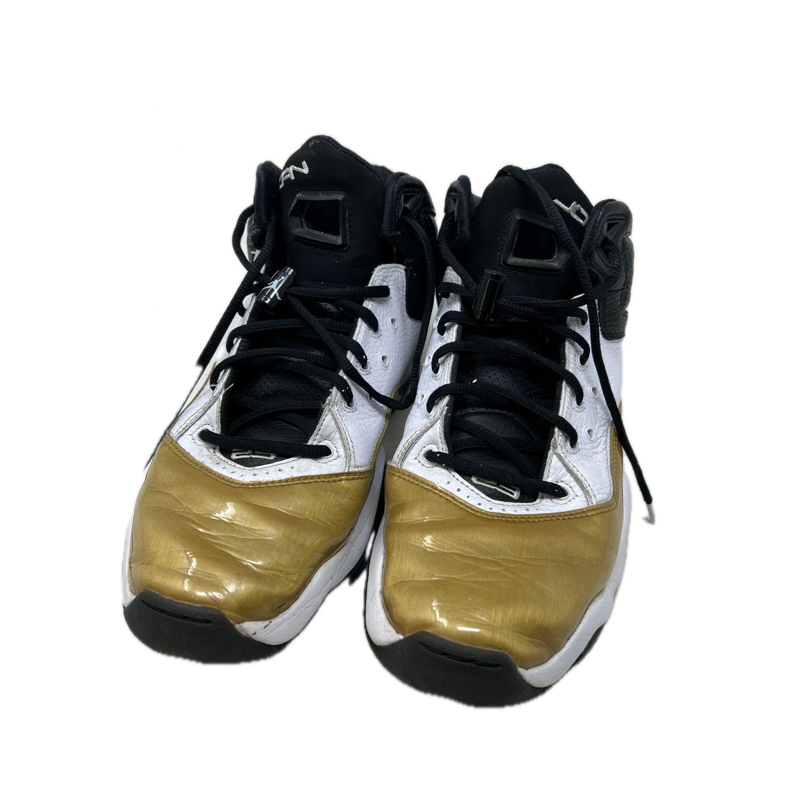 Nike Nike Jordan B'Loyal 'White Black Gold' Sneakers Mens 12 Size US 12 / EU 45 - 1 Thumbnail