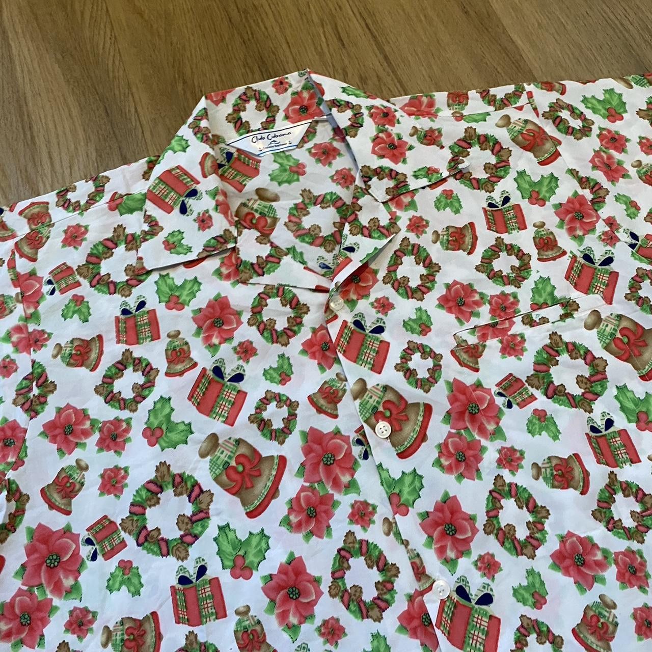 Other White and red vintage 90s Christmas Hawaiian shirt Size US L / EU 52-54 / 3 - 2 Thumbnail