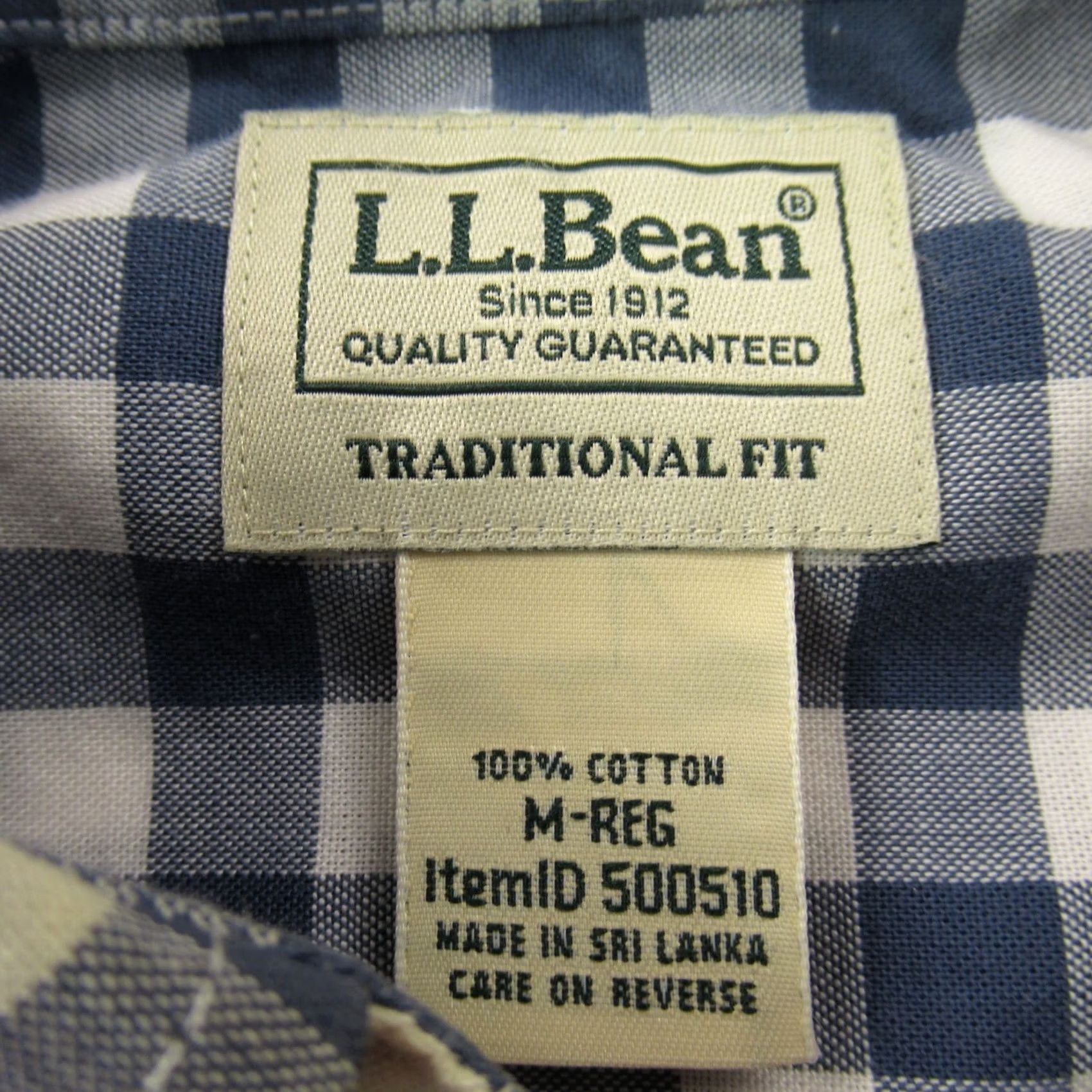Vintage LL Bean Shirt Mens Medium Plaid Checks Button Front Sleeve Pockets Outdoor Size US M / EU 48-50 / 2 - 3 Thumbnail