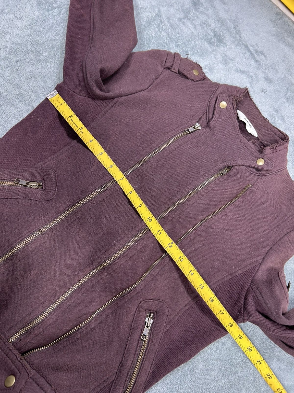 If Six Was Nine Splage Asymmetrical Zipper Jacket. J0116 Size M / US 6-8 / IT 42-44 - 12 Thumbnail