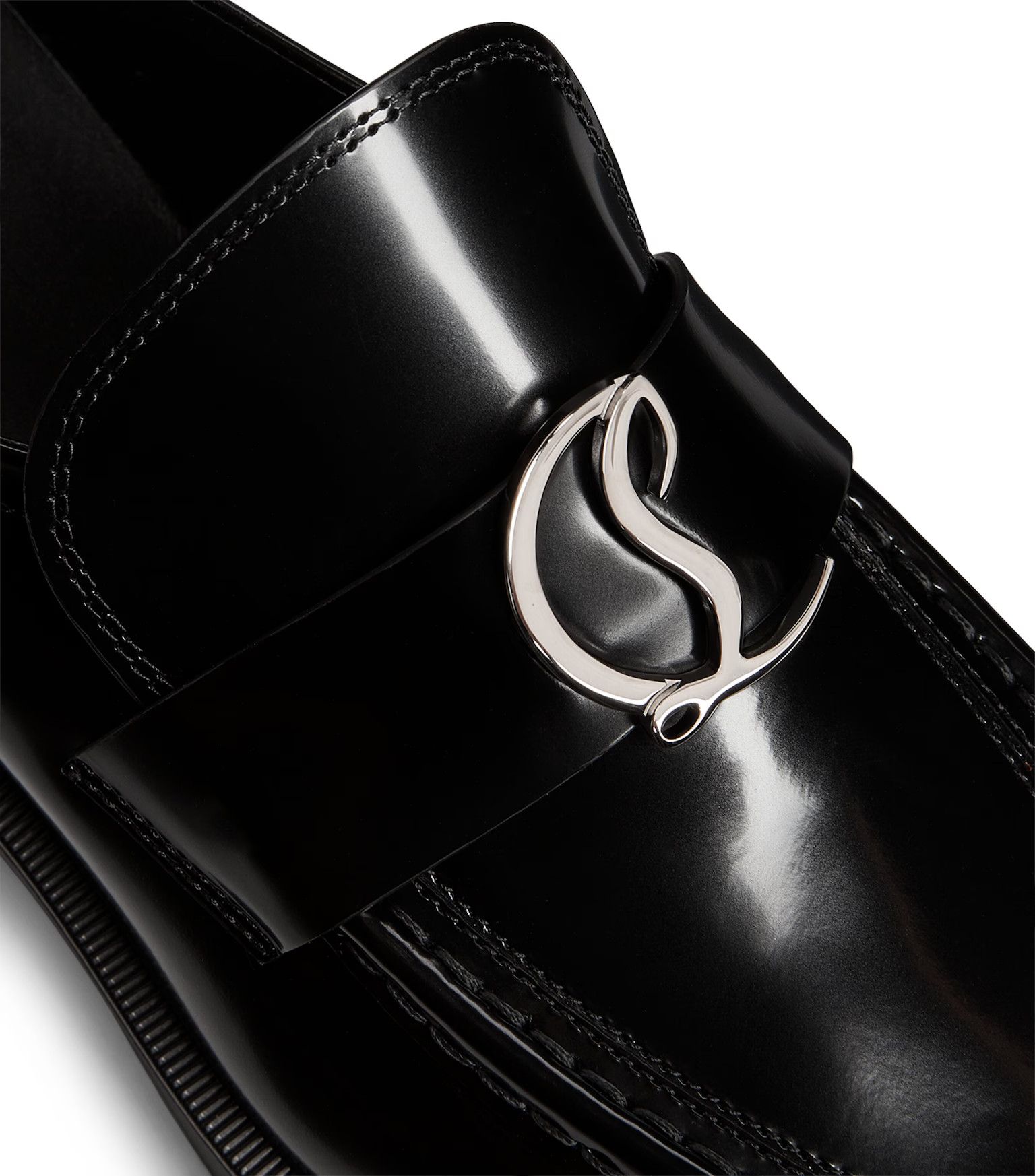 Christian Louboutin oc11z0625 Loafers in Black Size US 9.5 / IT 39.5 - 3 Thumbnail