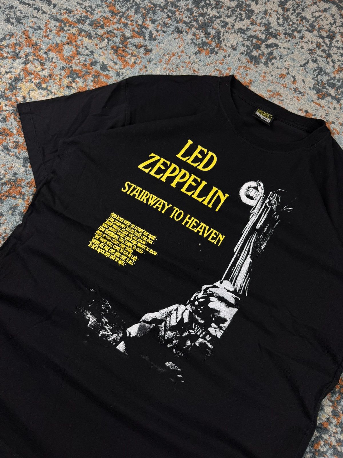 Led Zeppelin Vintage 90s Led Zeppelin stairway to heaven graphic band tee Size US L / EU 52-54 / 3 - 3 Thumbnail
