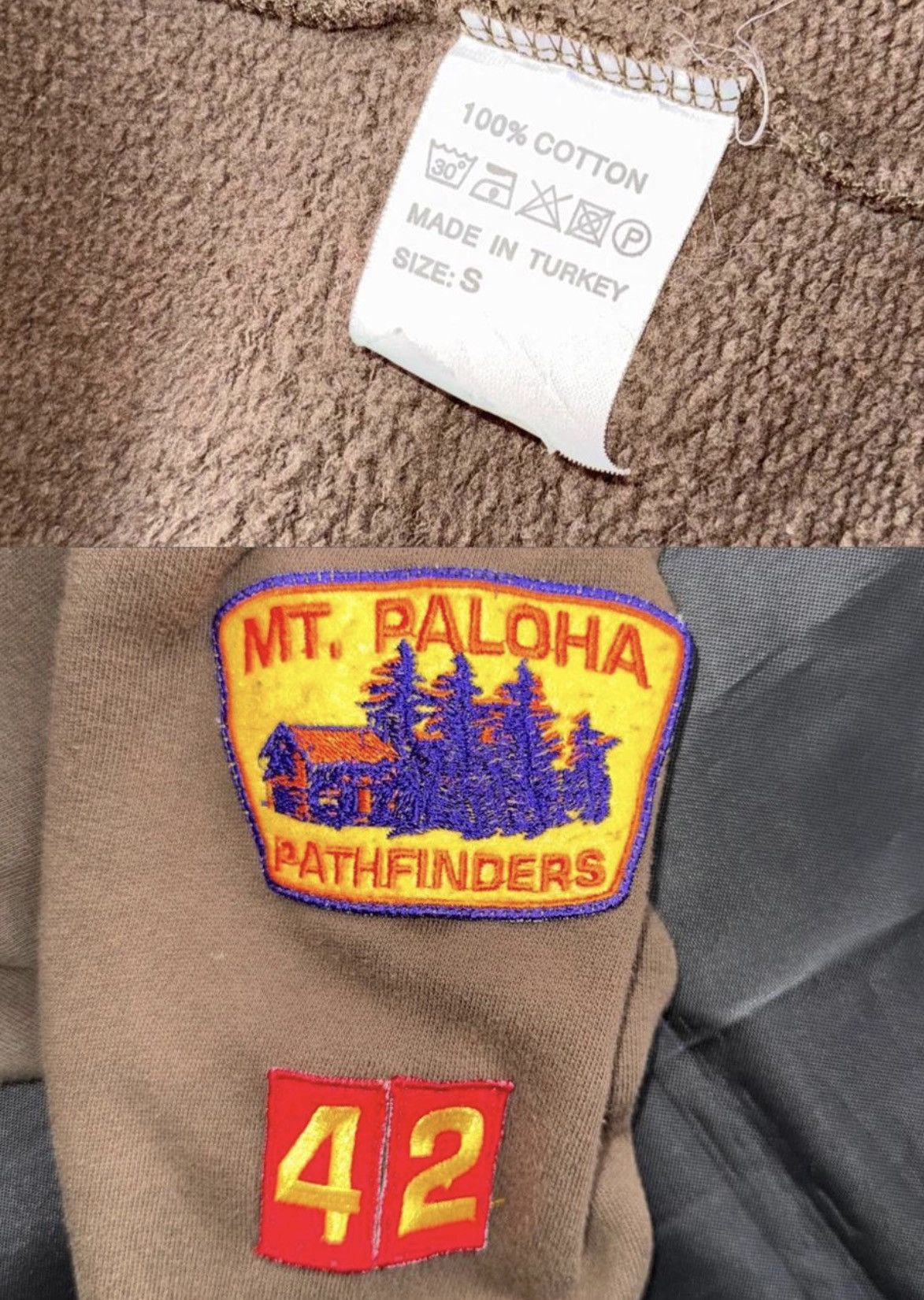 Other Vintage SABOTAGE brown crop hoodie with faux fur zip rare Size US S / EU 44-46 / 1 - 4 Thumbnail