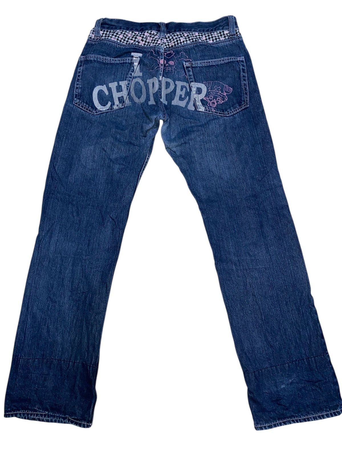 Japanese Brand Vintage One Piece Tony Chopper Evisu Style Jeans Size US 32 / EU 48 - 1 Thumbnail