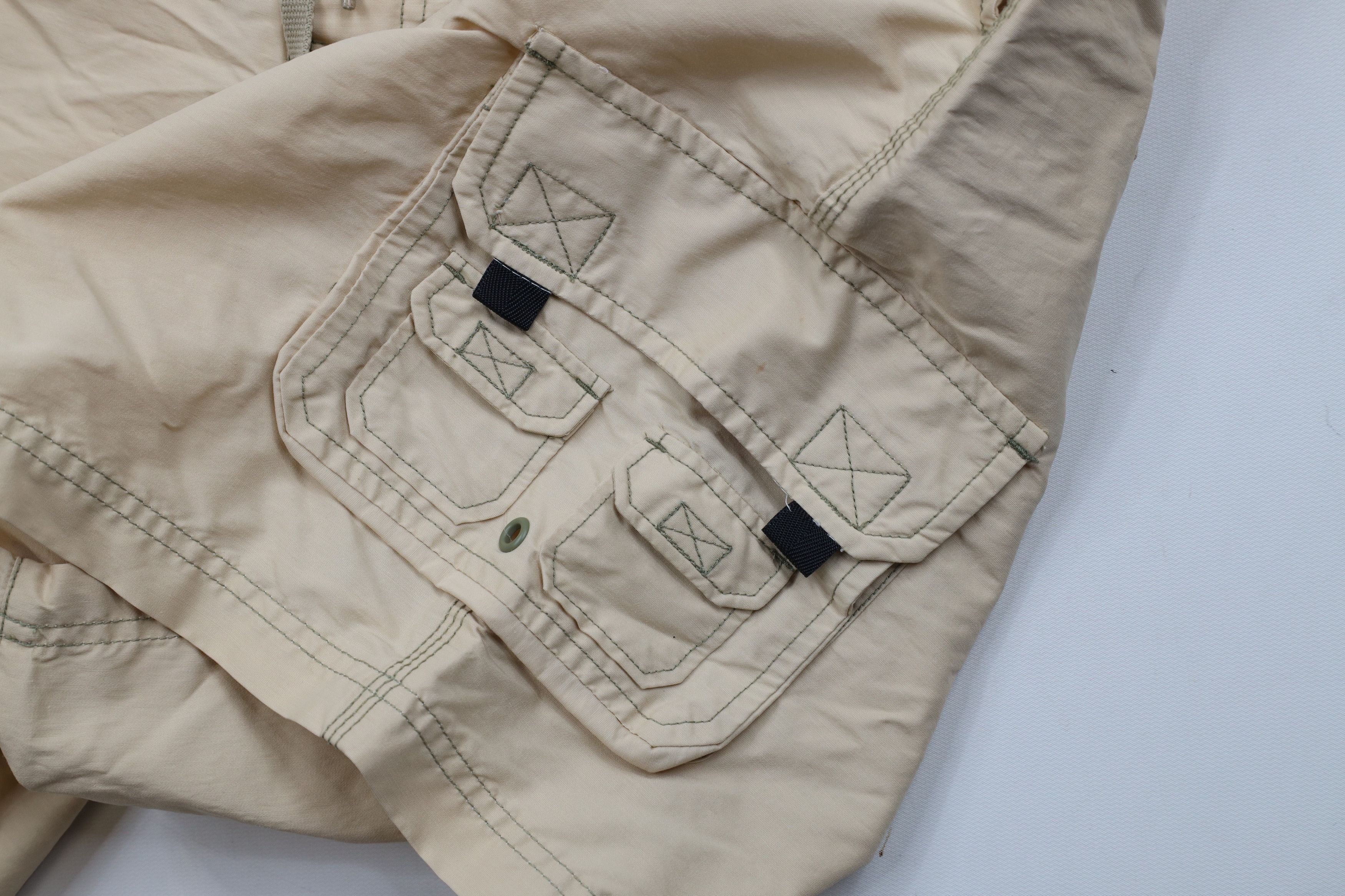 Tommy Hilfiger × Vintage Vintage 90s Tommy Hilfiger Spell Cargo Shorts Swim Trunks Size US 36 / EU 52 - 6 Thumbnail