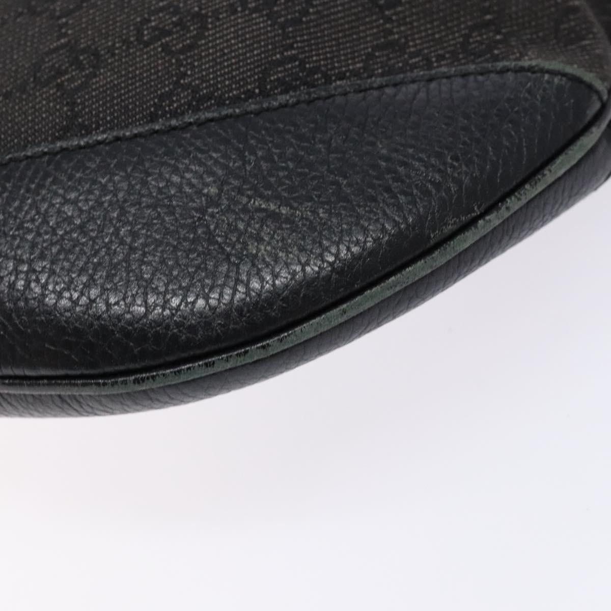 Gucci GUCCI GG Canvas Shoulder Bag Black Silver Size ONE SIZE - 12 Thumbnail