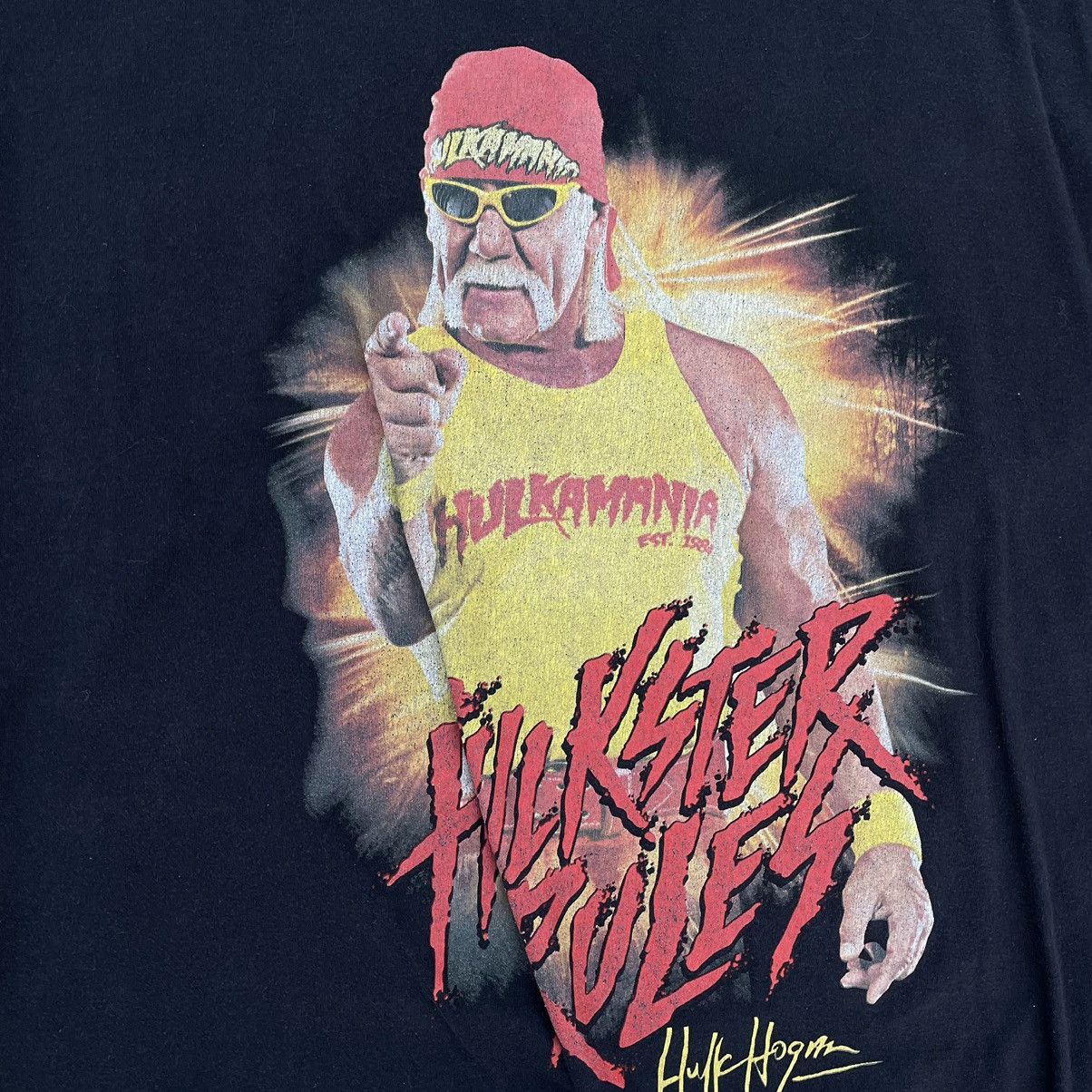 Vintage × WWE Vintage WWE Hulkamania Hulk Hogan T-shirts Big Logo Size XXL Size US XXL / EU 58 / 5 - 6 Thumbnail