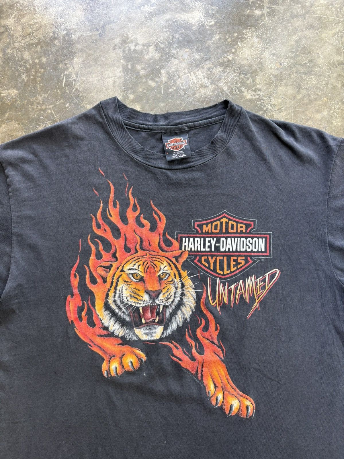 Harley Davidson 90’s Harley-Davidson Rare Size US L / EU 52-54 / 3 - 7 Thumbnail