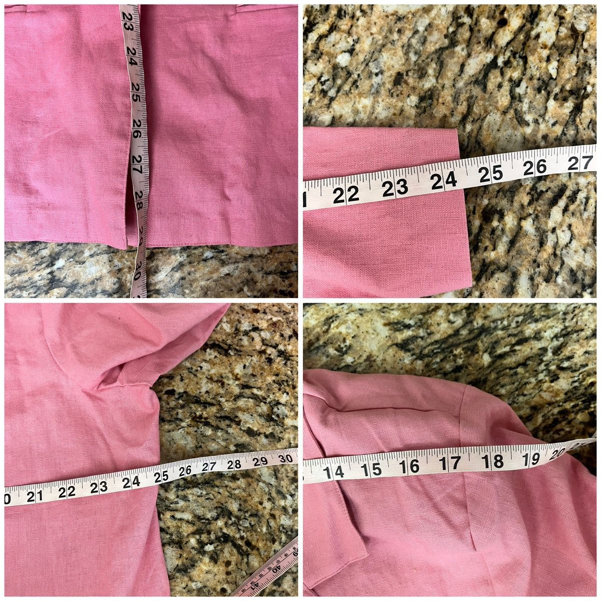 Vintage Blair Boutique Vtg Single Breasted Blazer Pink linen XL Size XL / US 12-14 / IT 48-50 - 5 Thumbnail