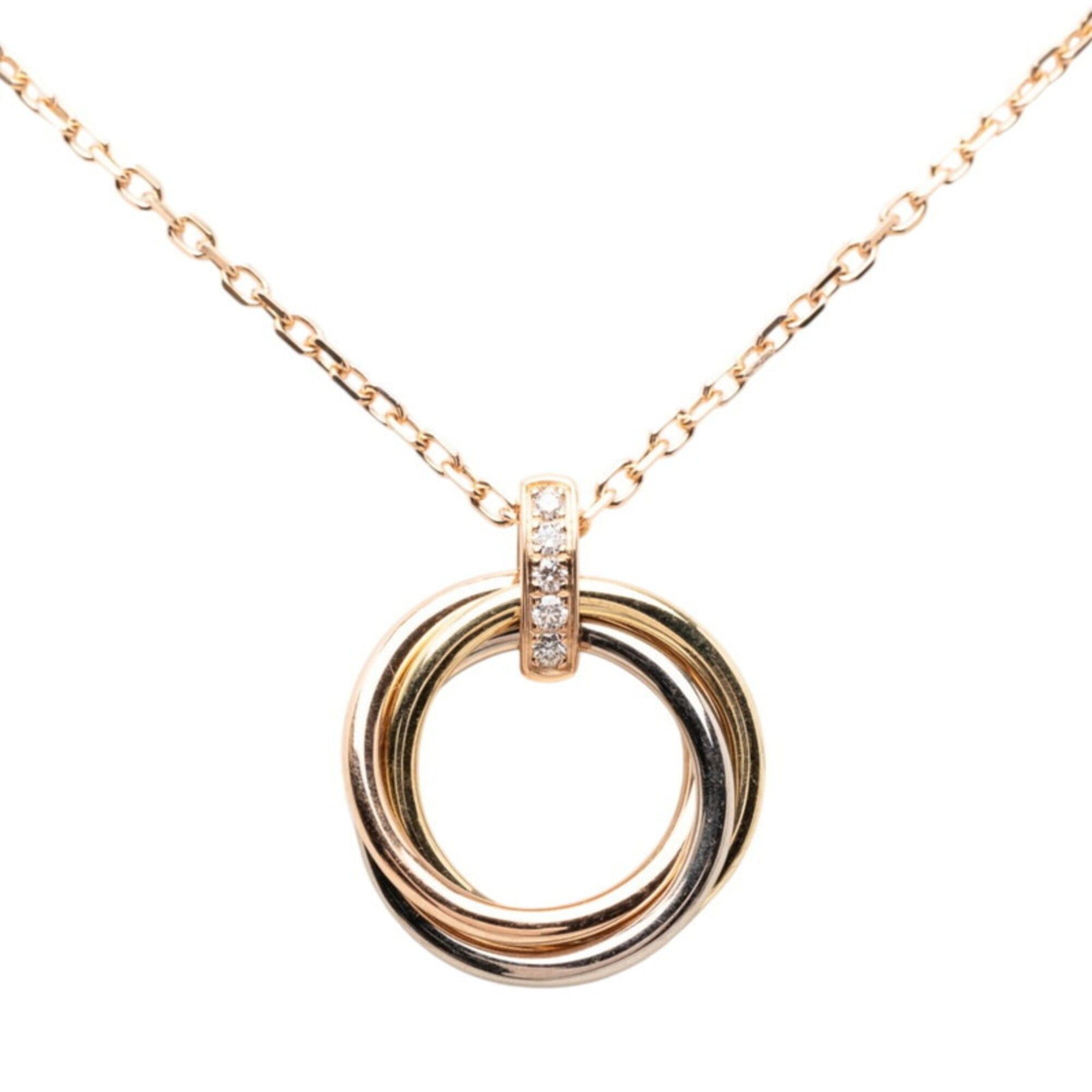 Cartier Cartier Trinity 5-Diamond Pendant Necklace in Gold, Silver, 18K Pink Yellow and White Gold. Women's piece. CARTIER Size ONE SIZE - 1 Thumbnail