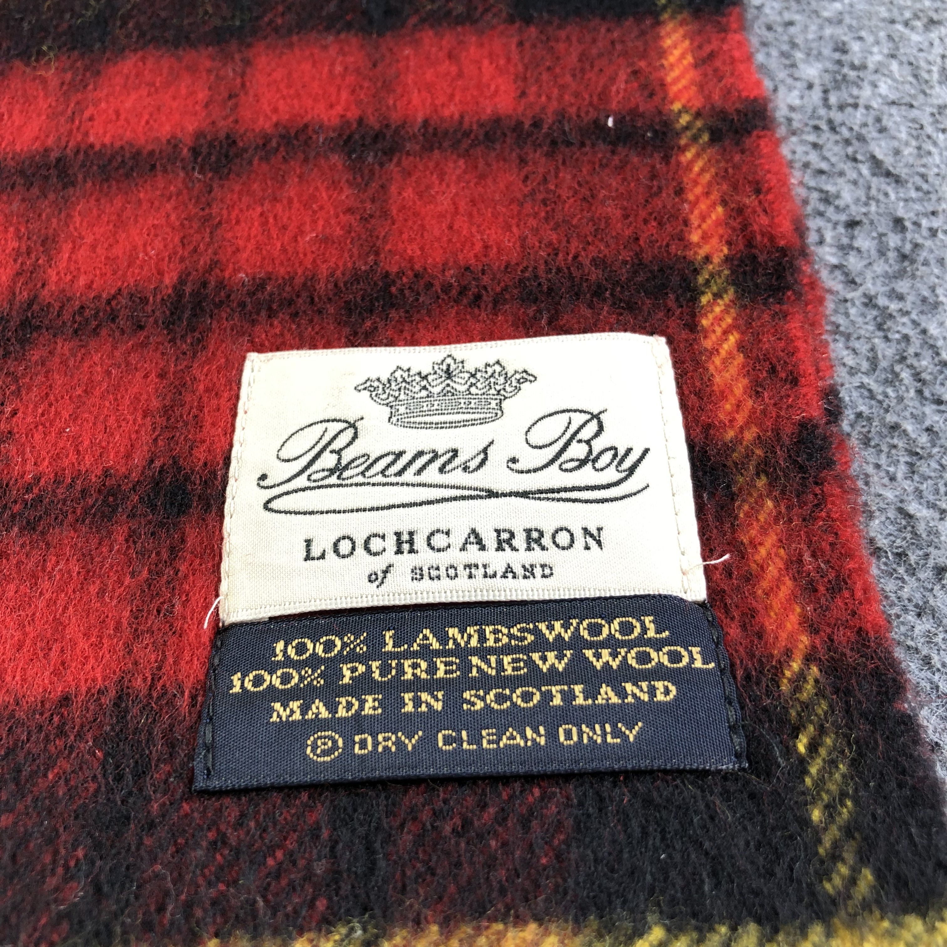 Beams Plus Beams Boy Tartan Wool Scarf Muffler Neckwear V2152 Size ONE SIZE - 5 Thumbnail