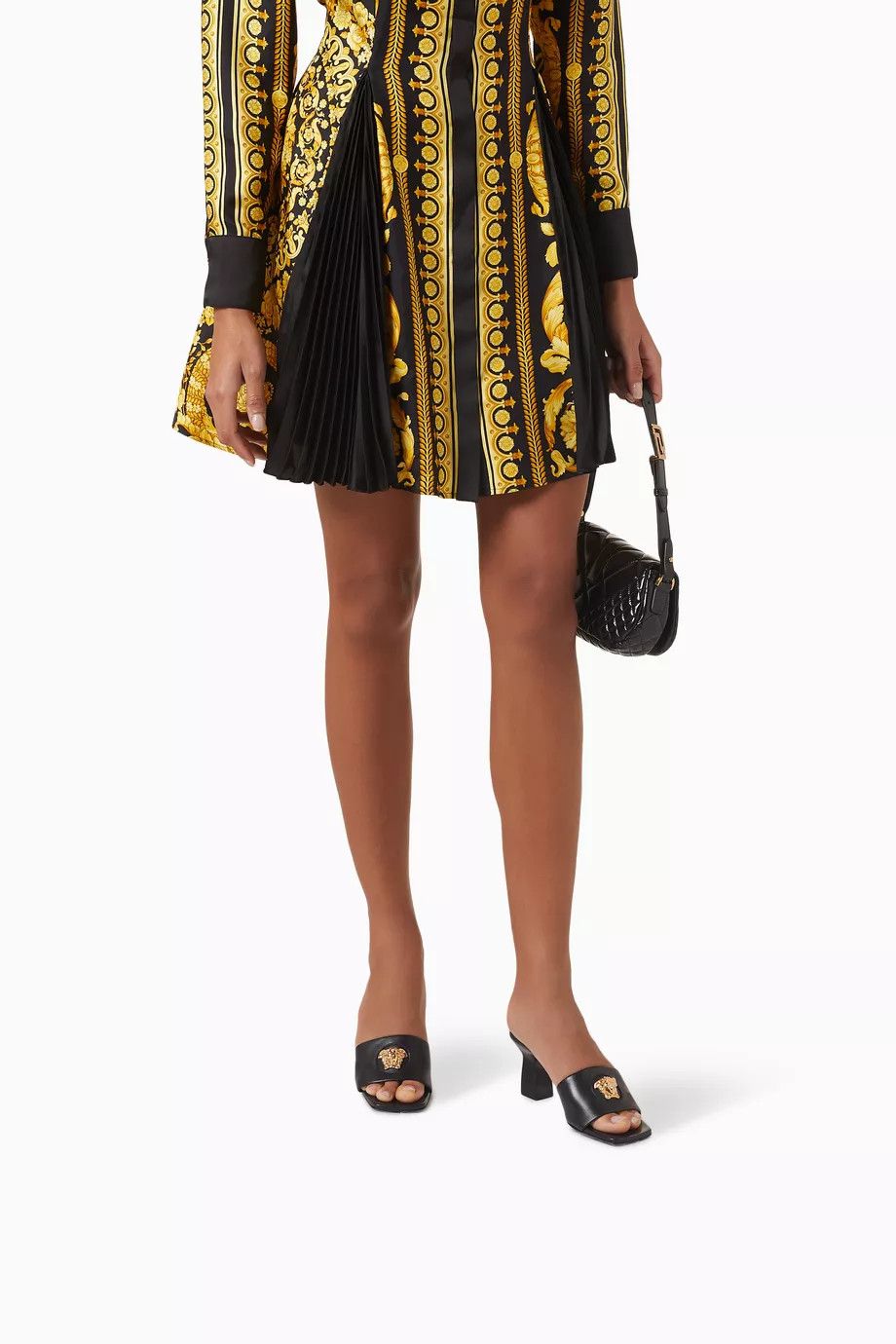 Versace o1y0226 Mules in Black Size US 7 / IT 37 - 3 Thumbnail