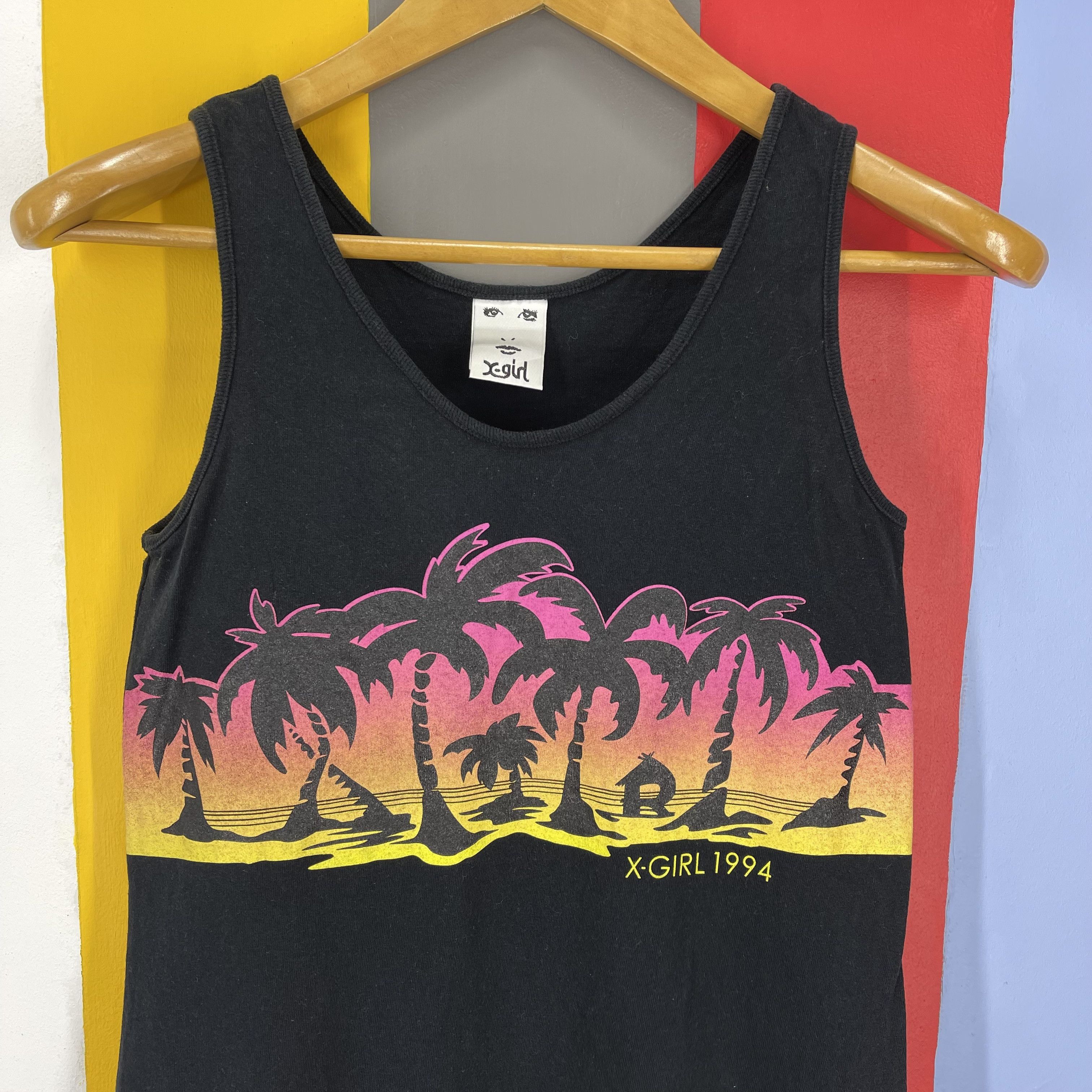 Japanese Brand 1994 Vintage X-GIRL Sleeveless T Shirt #1139/AN Size US XS / EU 42 / 0 - 2 Thumbnail