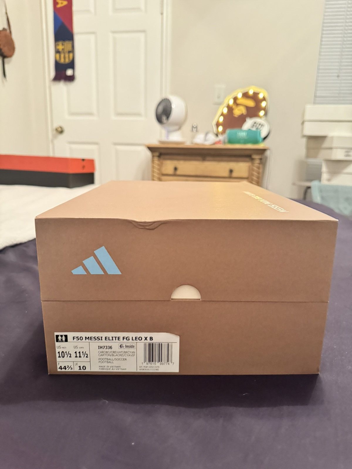 Other Adidas F50 Messi Elite FG Bad Bunny Football Cleats Brown Size US 10.5 / EU 43-44 - 16 Thumbnail