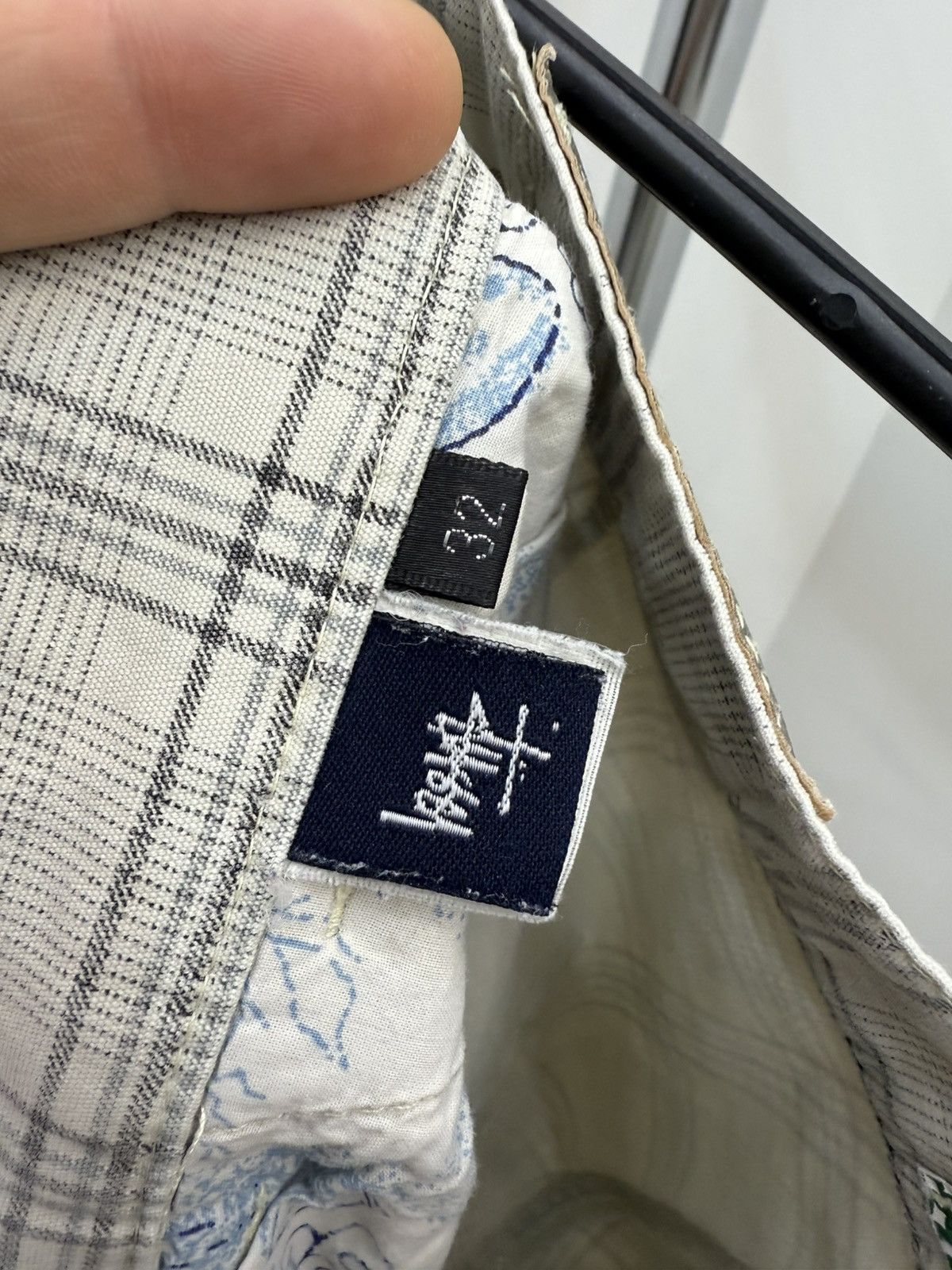 Stussy Vintage Stussy Logo Embroidered Check Shorts Size US 32 / EU 48 - 4 Thumbnail