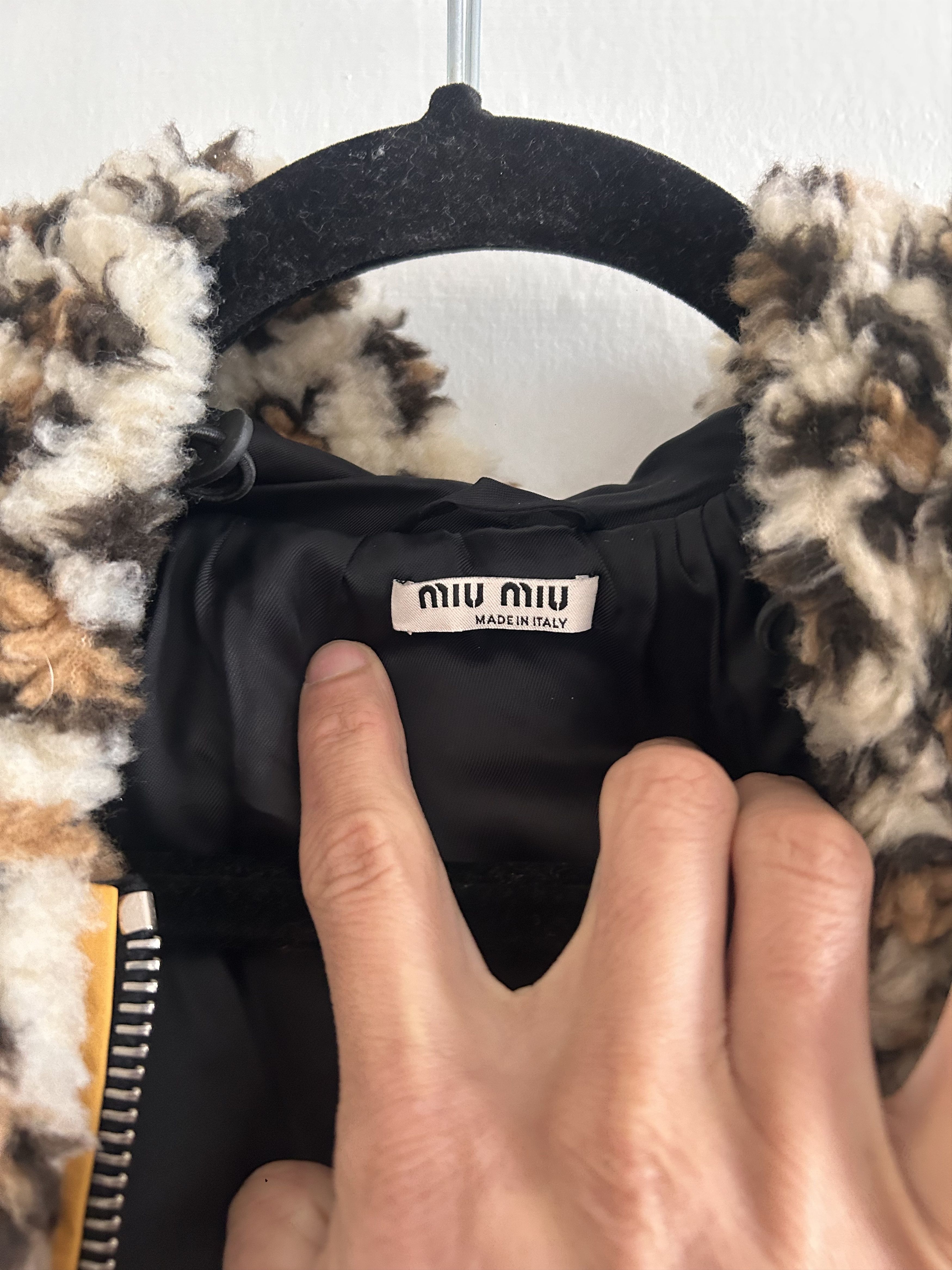 Miu Miu Miu Miu Fleece Jacket, Sz 38 - Animal Leopard Print Size XS / US 0-2 / IT 36-38 - 7 Thumbnail