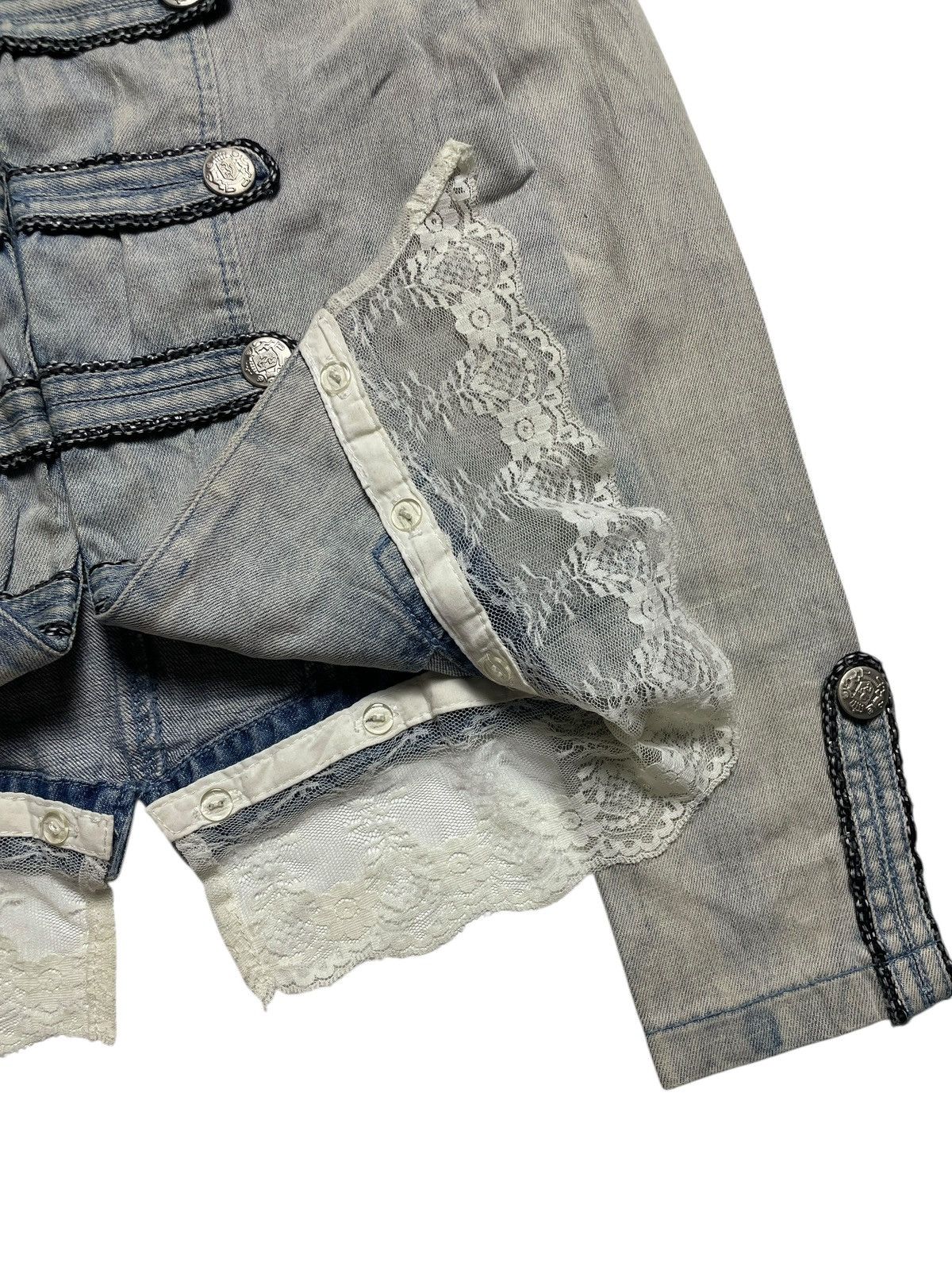 Japanese Brand 2000’s Drcws - Napoleon Wash Denim Jacket Size S / US 4 / IT 40 - 10 Thumbnail