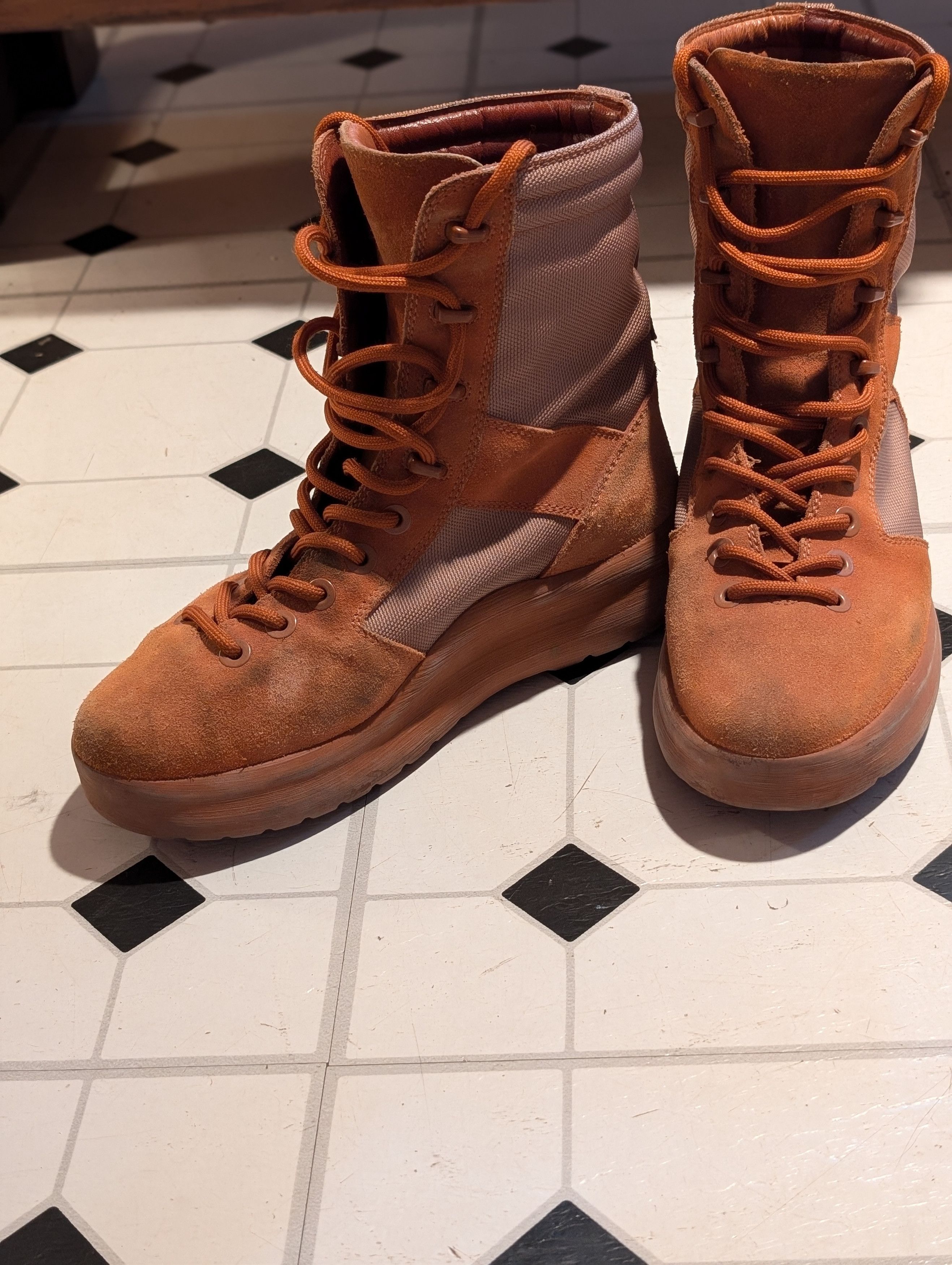 Burnt sienna yeezy boots best sale