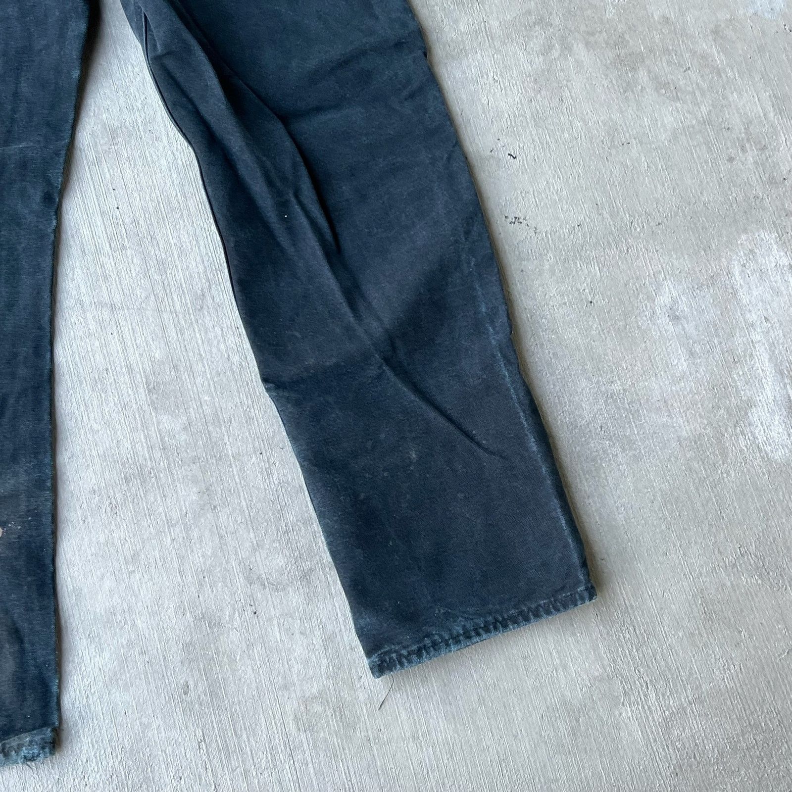 Carhartt × Vintage Carhartt faded black double knee work wear carpenter pants Size US 32 / EU 48 - 9 Thumbnail