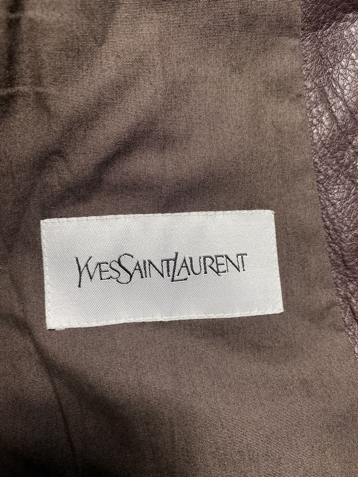 Yves Saint Laurent YSL - Tom Ford Leather Biker Jacket Size US M / EU 48-50 / 2 - 18 Thumbnail
