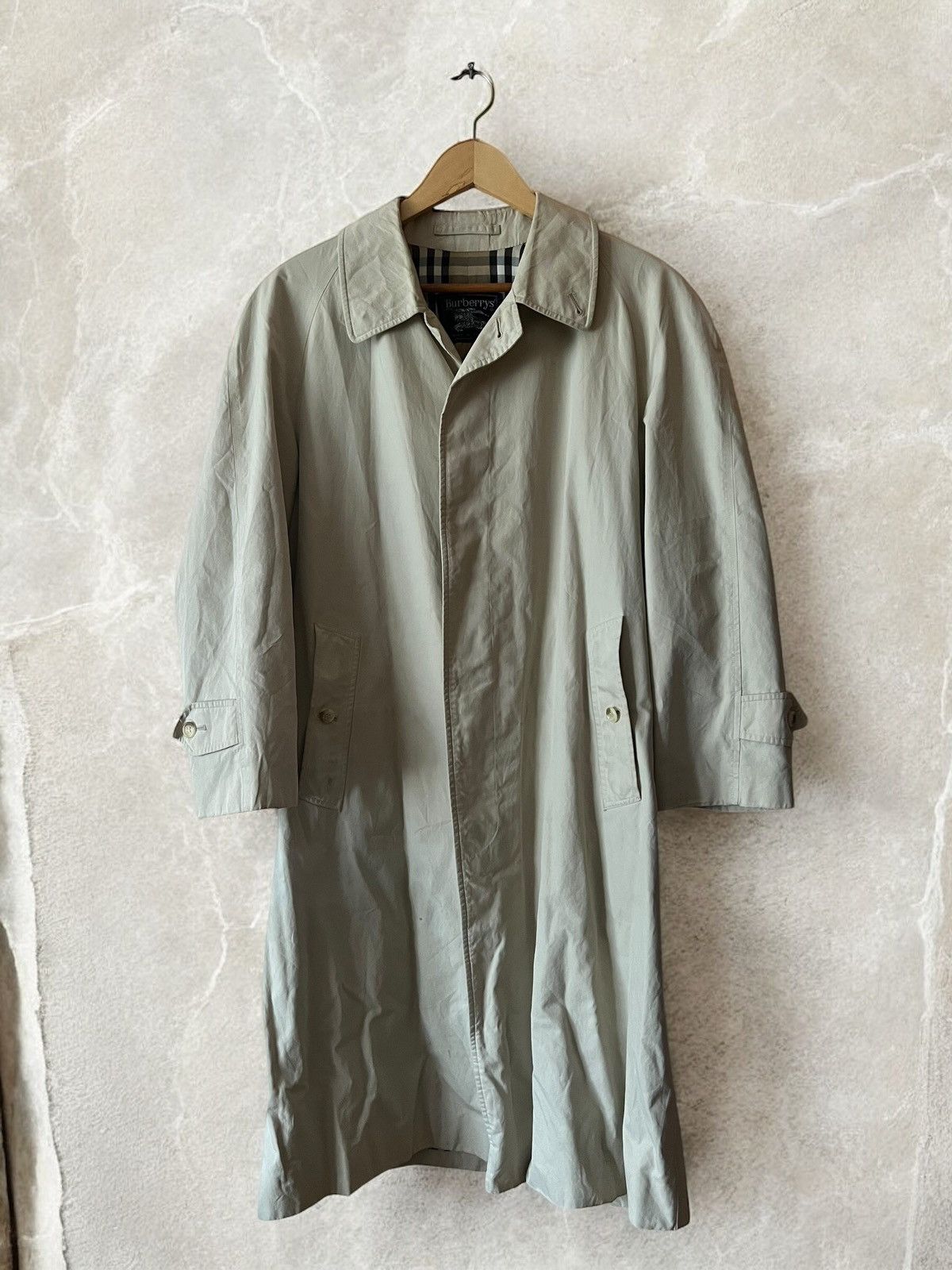 Burberry × Burberry Prorsum × Vintage BURBERRY'S PRORSUM Vintage 90s Nova Check Trench coat Cloak Size US S / EU 44-46 / 1 - 10 Thumbnail