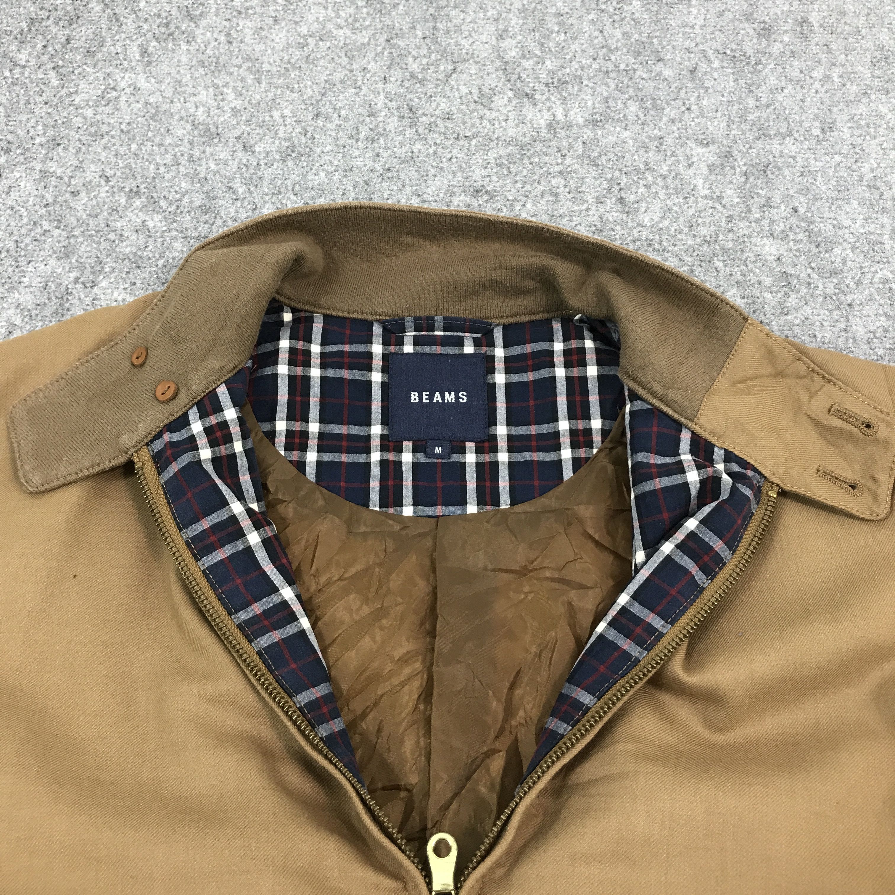 Beams Plus × Japanese Brand BEAMS JAPAN BROWN ZIPPER JACKET Size US M / EU 48-50 / 2 - 7 Thumbnail