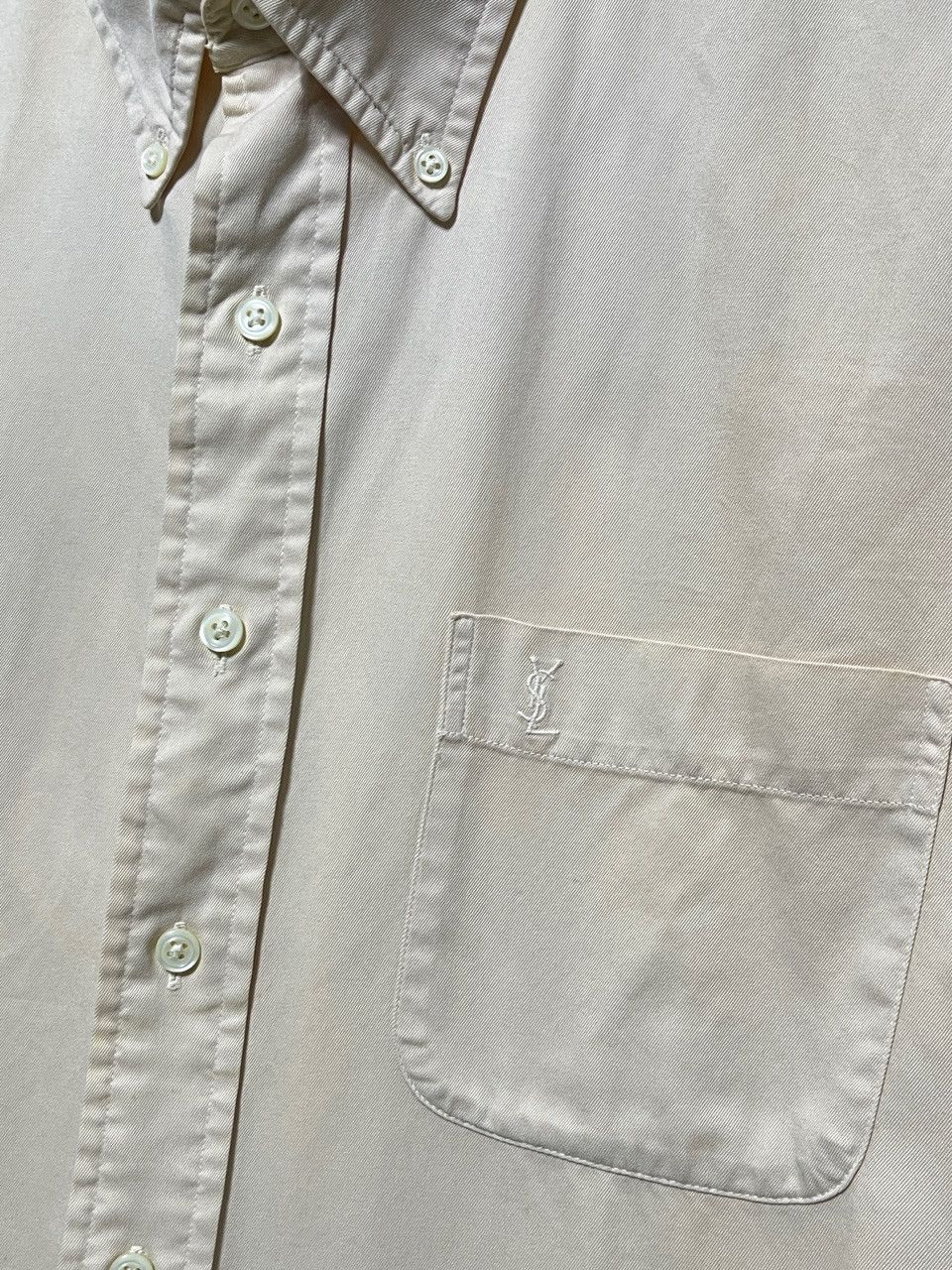 Yves Saint Laurent 🔥 YSL Yves Saint Laurent shirt size xl beige cotton Size US XL / EU 56 / 4 - 6 Thumbnail