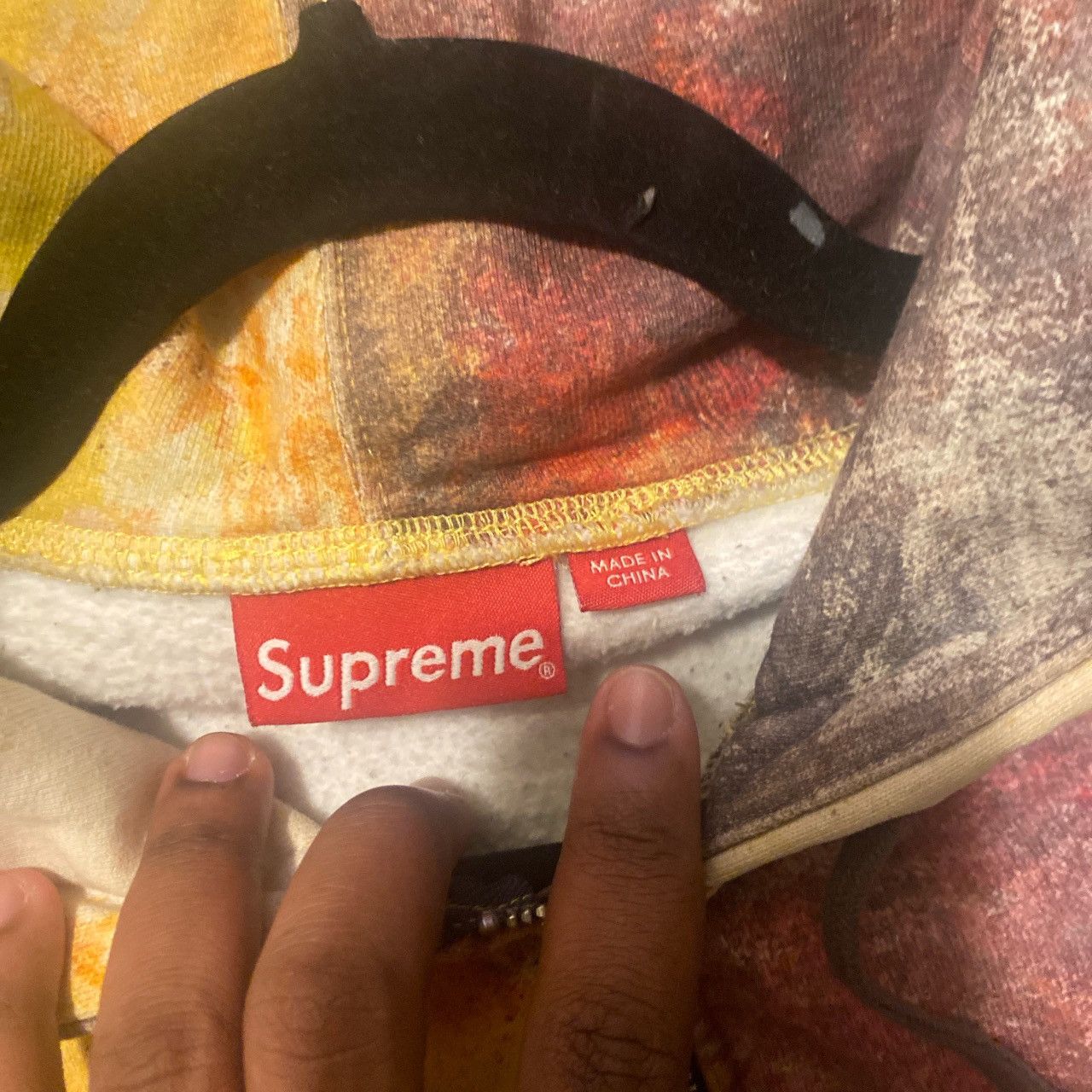 Supreme Supreme Fire Zip Up Hooded Sweatshirt 'Multicolor' Size US L / EU 52-54 / 3 - 2 Thumbnail