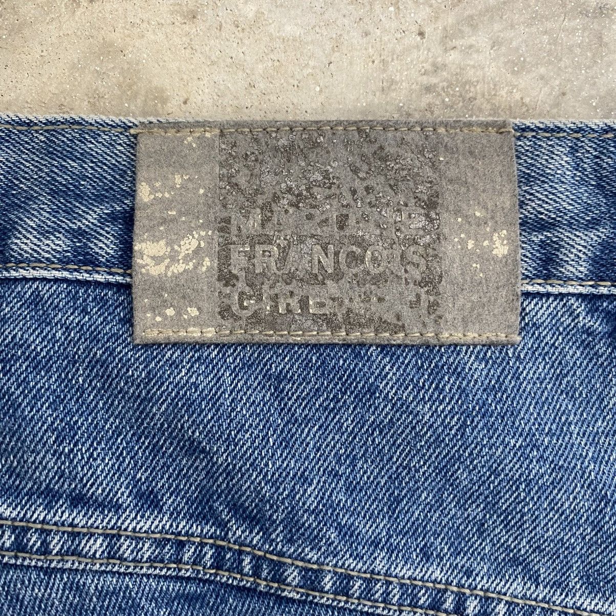 Marithe + Francois Girbaud 2000’s MFG Stonewashed Blue Baggy Denim Wide Vintage Jeans Size US 32 / EU 48 - 14 Thumbnail