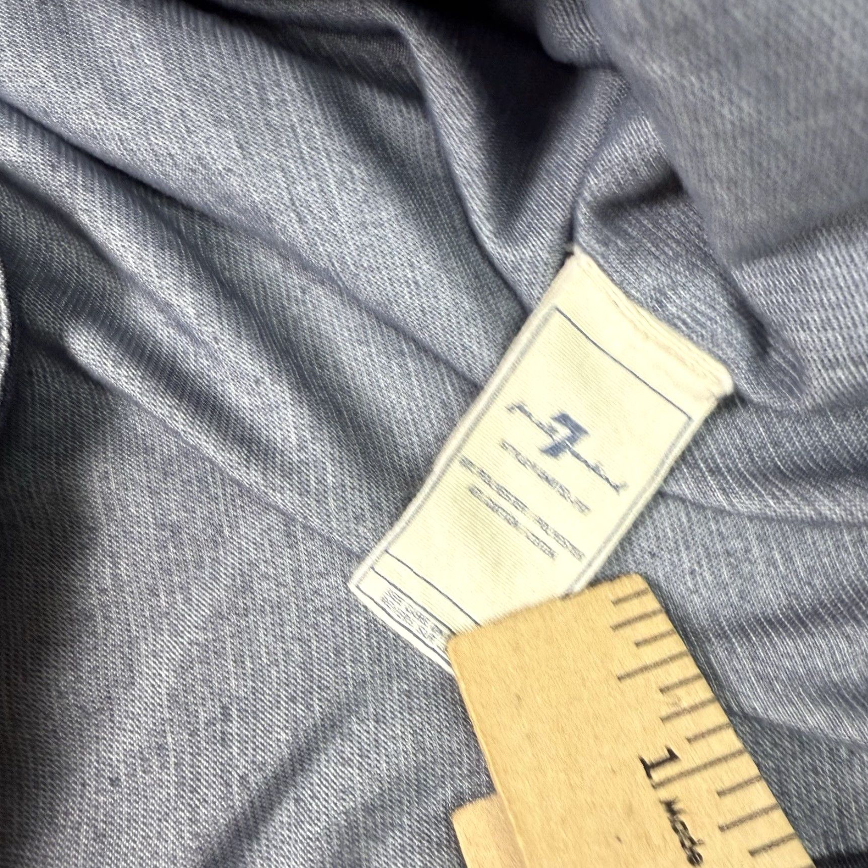 7 For All Mankind 7 For All Mankind Shirt Mens XL Gray Cotton Blend Long Sleeve Button Midweight Size US XL / EU 56 / 4 - 7 Thumbnail
