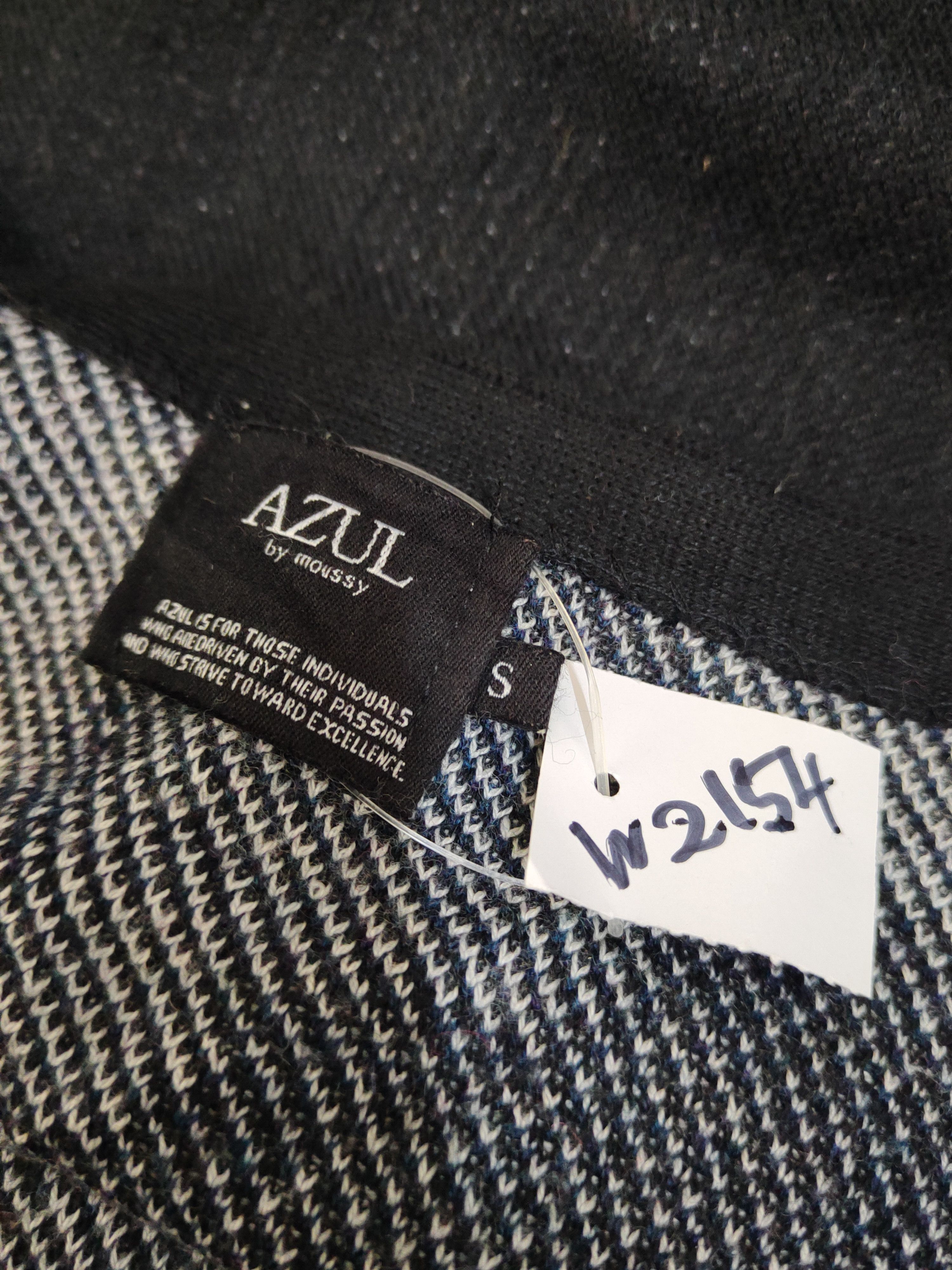 Vintage Azul by Moussy Black Knitwear Long Cardigan #W2154 Size S / US 4 / IT 40 - 13 Thumbnail
