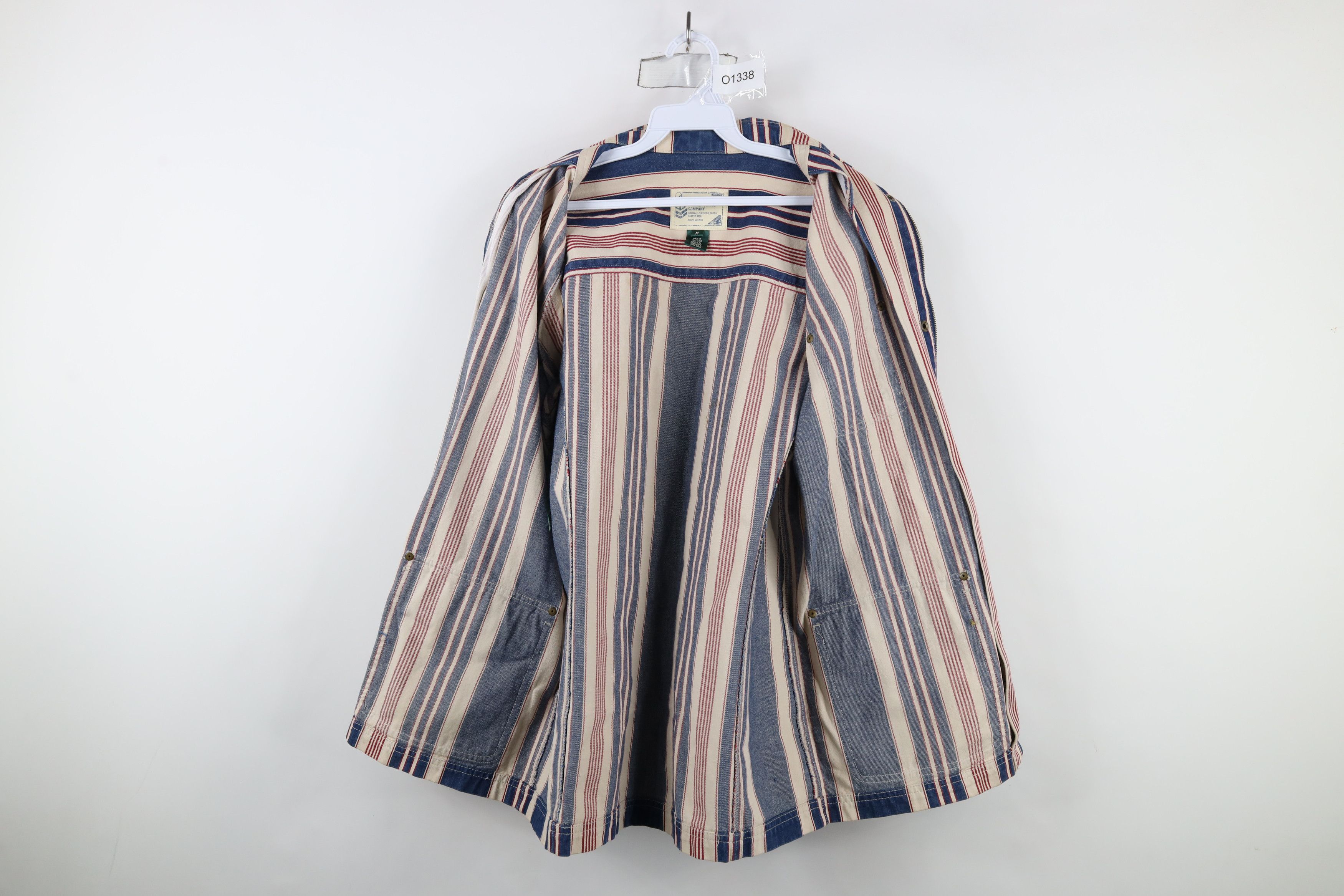 Ralph Lauren × Vintage Vintage 90s Ralph Lauren Denim Naval Chore Barn Jacket Size M / US 6-8 / IT 42-44 - 9 Thumbnail