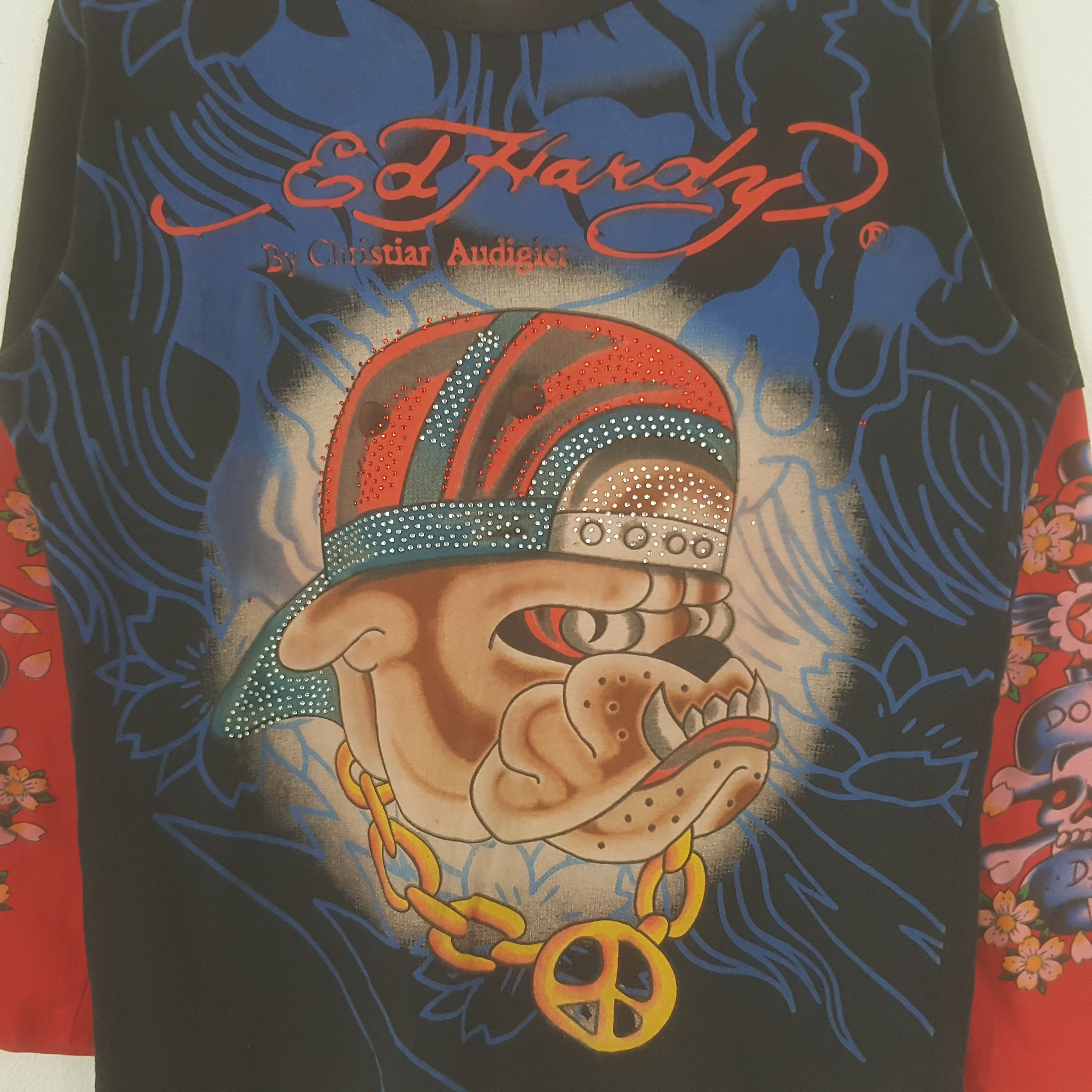 Christian Audigier × Ed Hardy × Vintage Vintage Ed Hardy by Christian Audiger Long Sleeve Tshirt Size US L / EU 52-54 / 3 - 2 Thumbnail