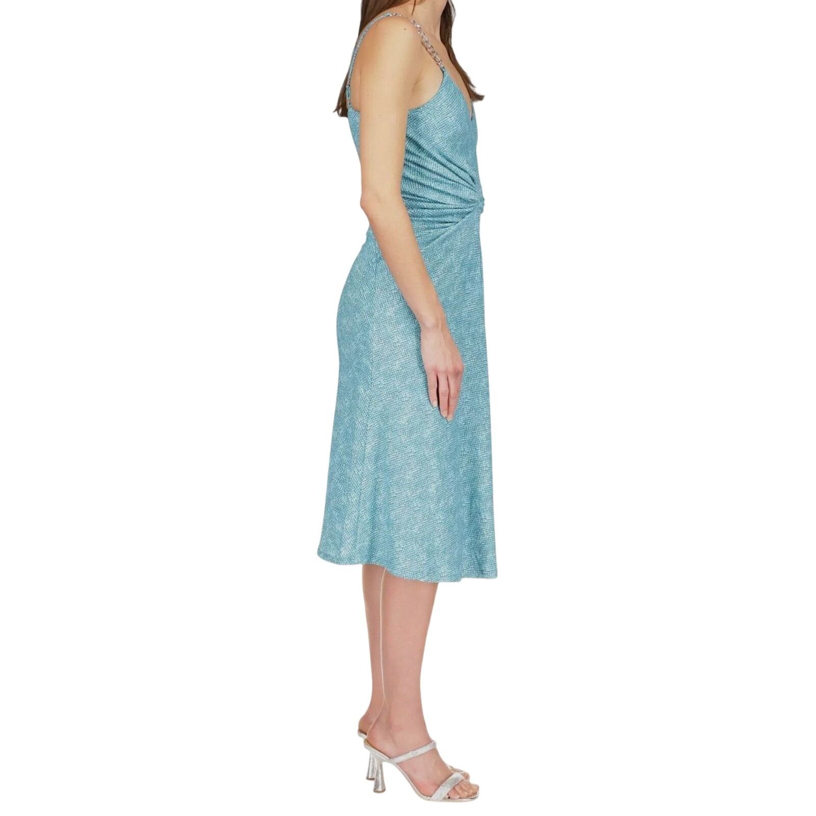 Michael Kors Michael Kors Women Turquoise Twist Cami Midi Dress Size XS Size XS / US 0-2 / IT 36-38 - 2 Thumbnail