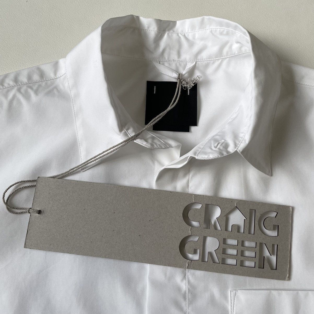 Craig Green S/S 16 White ‘Hang Strap’ Shirt Size US L / EU 52-54 / 3 - 3 Thumbnail