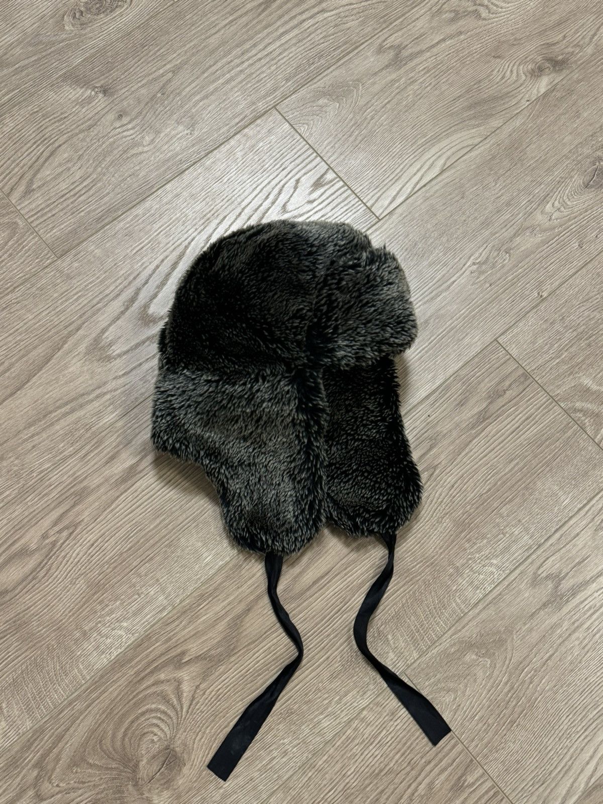 Japanese Brand Vintage fur Y2K hype fluffy ushanka hat punk Size ONE SIZE - 1 Thumbnail