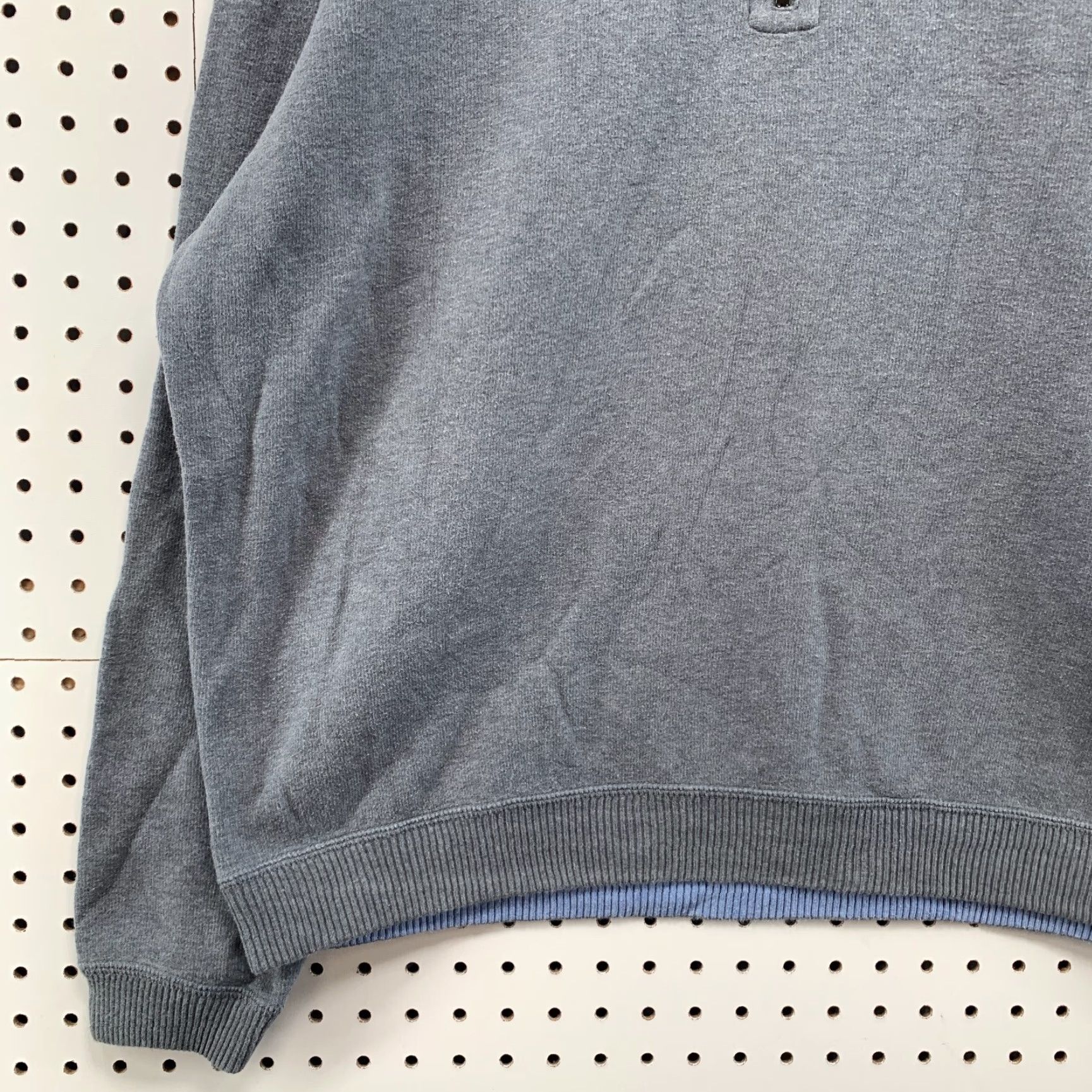 Tommy Bahama VINTAGE Tommy Bahama Reversible Knit Sweater Mock Neck XL Blue Gray Mens Size US XL / EU 56 / 4 - 4 Thumbnail
