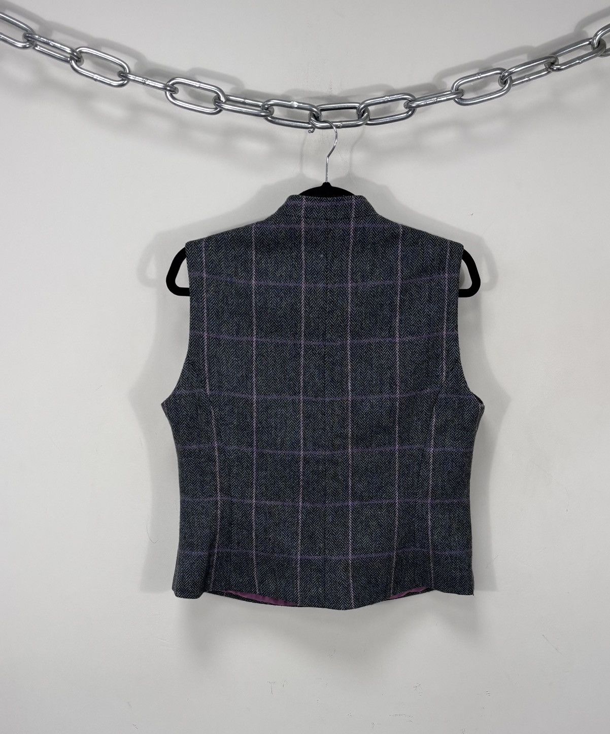 Other Cordings Piccadilly Women’s Wool Tweed Waistcoat Vest Size M / US 6-8 / IT 42-44 - 12 Thumbnail