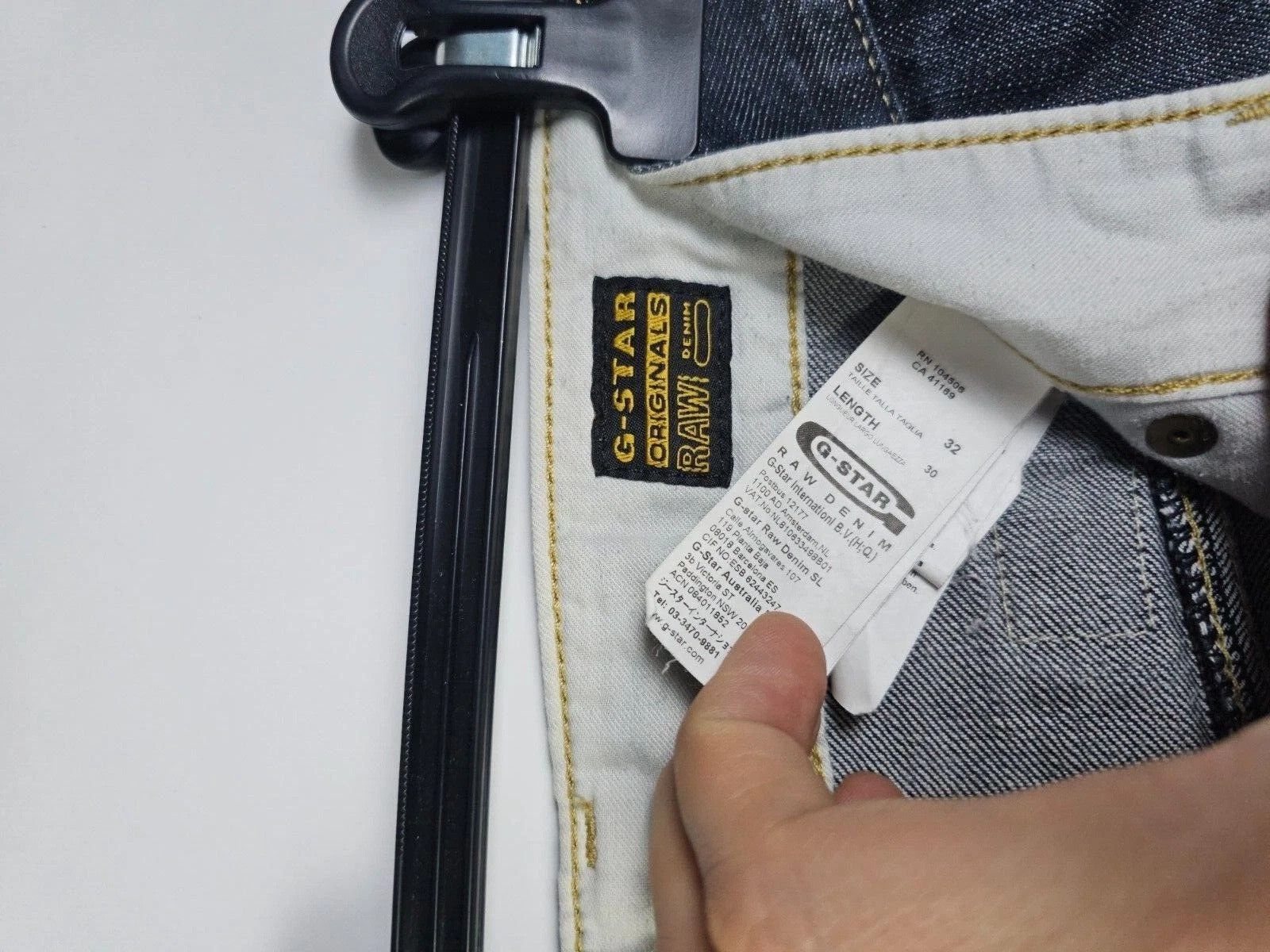 G-Star G-Star Elwood Heritage Embro Narrow Jeans W32 Dark 96 Size US 32 / EU 48 - 7 Thumbnail