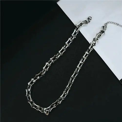 Jewelry Stainless Steel Chain Necklace Size ONE SIZE - 3 Thumbnail