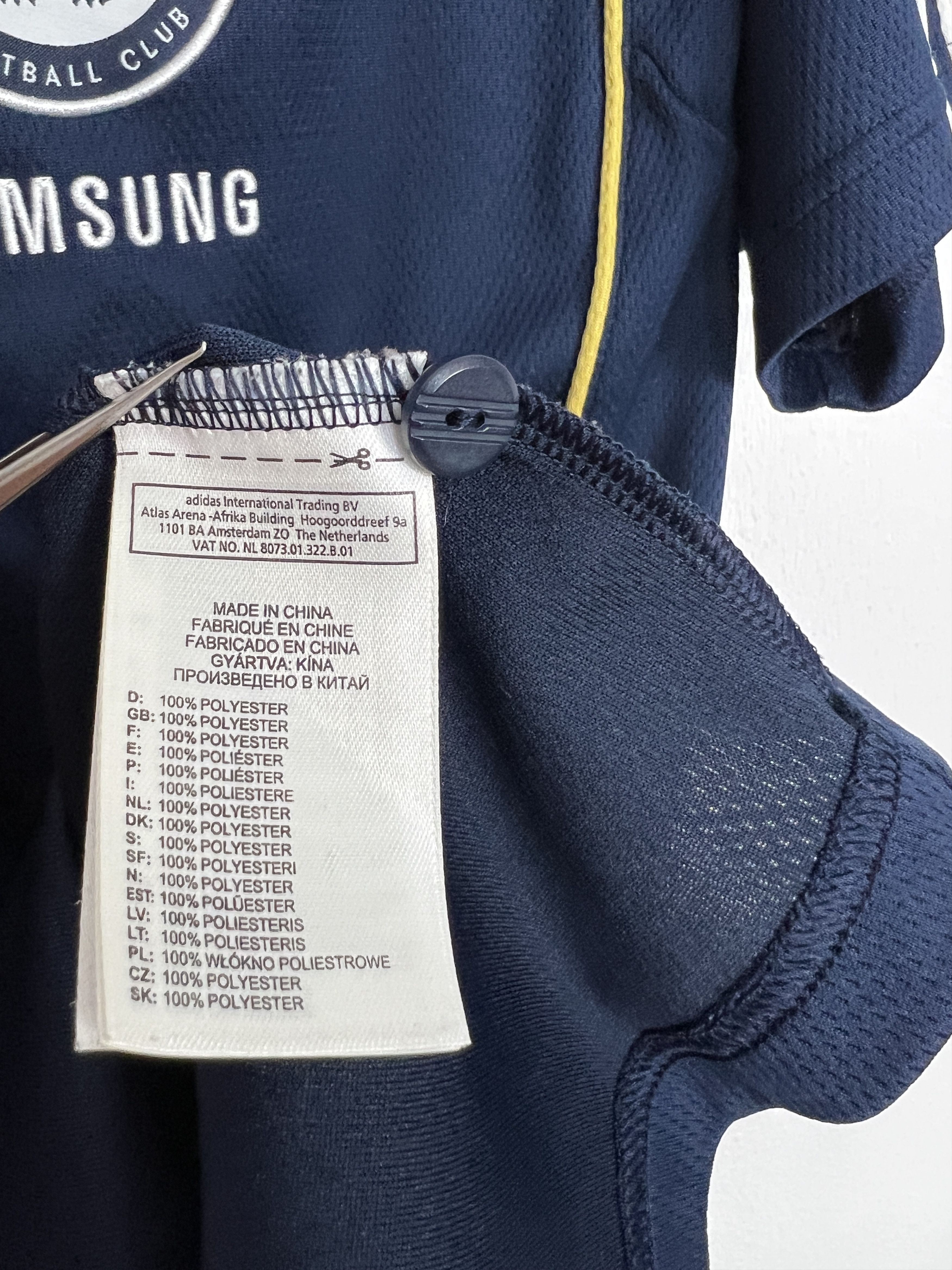 Adidas Vintage Chelsea Football Train Polo Shirt Soccer Jersey Size US M / EU 48-50 / 2 - 7 Thumbnail