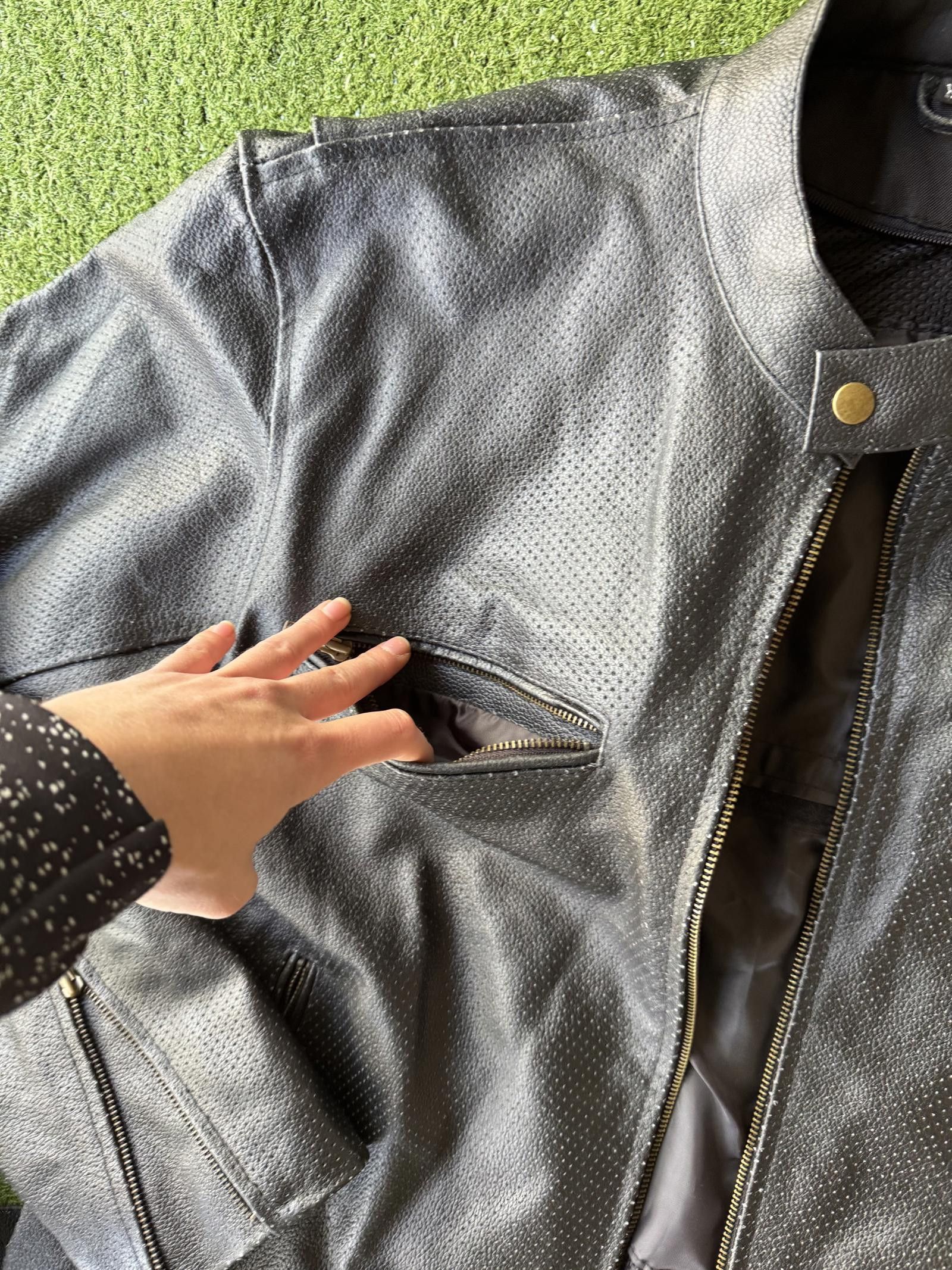 Designer Genuine Leather Jacket Size US XL / EU 56 / 4 - 3 Thumbnail