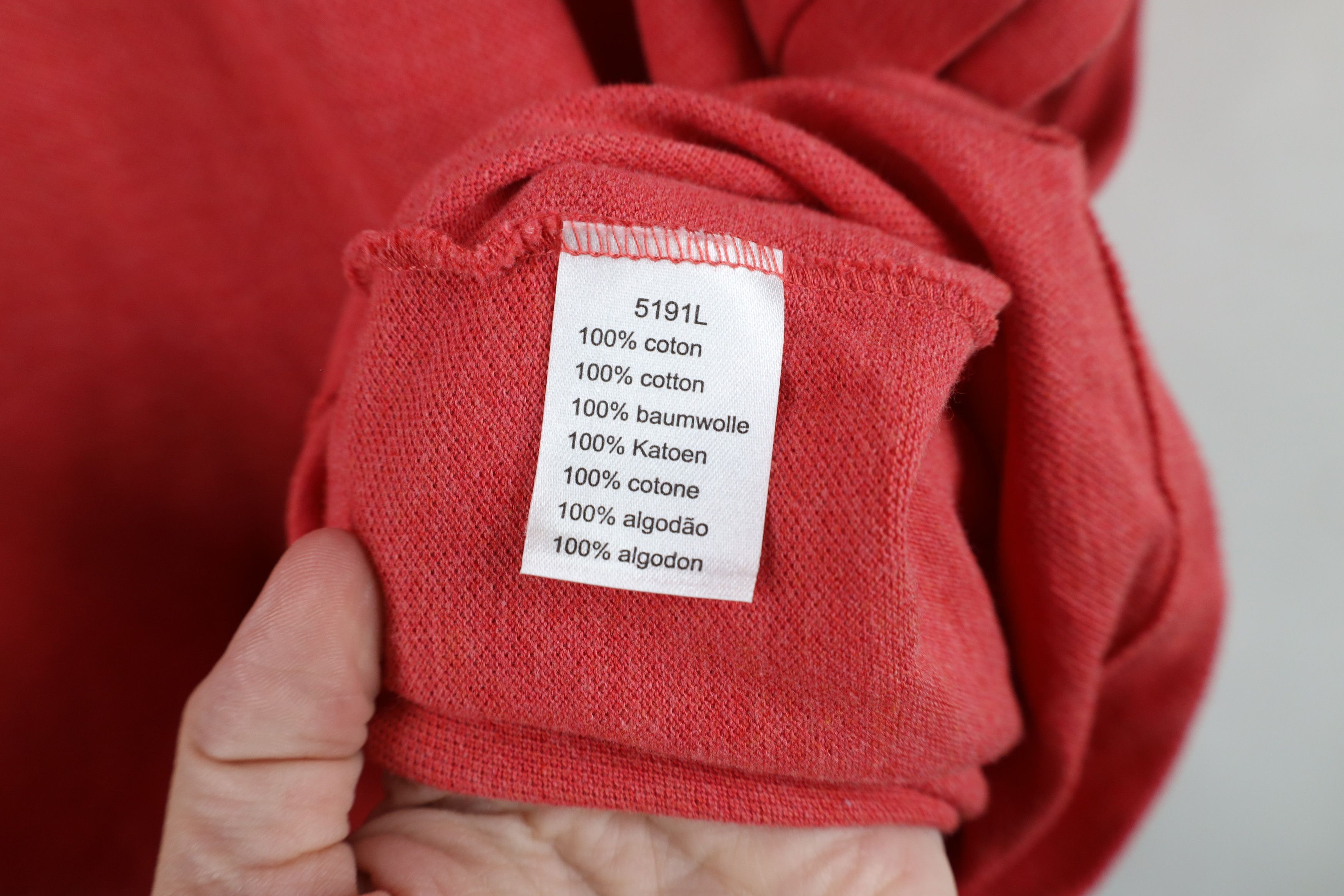 Lacoste Lacoste Faded Croc Logo Pique Cotton Golf Polo Shirt Red Size US XXL / EU 58 / 5 - 10 Thumbnail