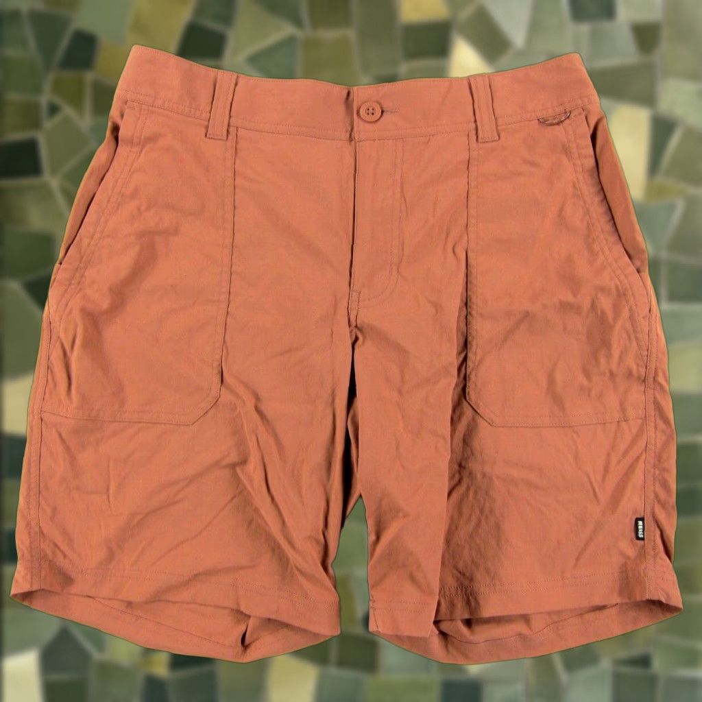 Vintage REI CO-OP Nylon Stretch Orange Active Hike Pocket Chino Shorts Woman Size 12 Size 34" / US 12 / IT 48 - 1 Thumbnail