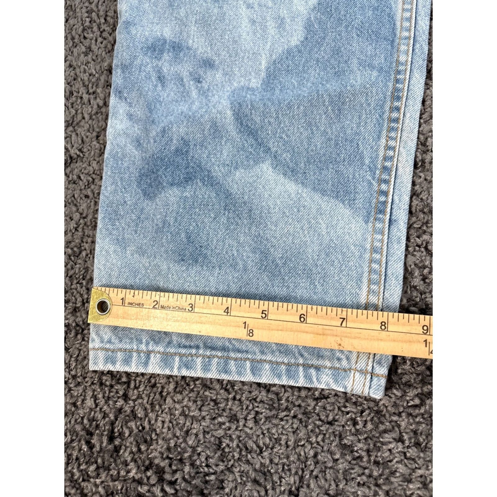 Levi's VINTAGE Levi's 550 Jeans 42x32 Blue Denim Wide-Leg 5-Pocket Relaxed USA Men Size US 42 / EU 58 - 3 Thumbnail