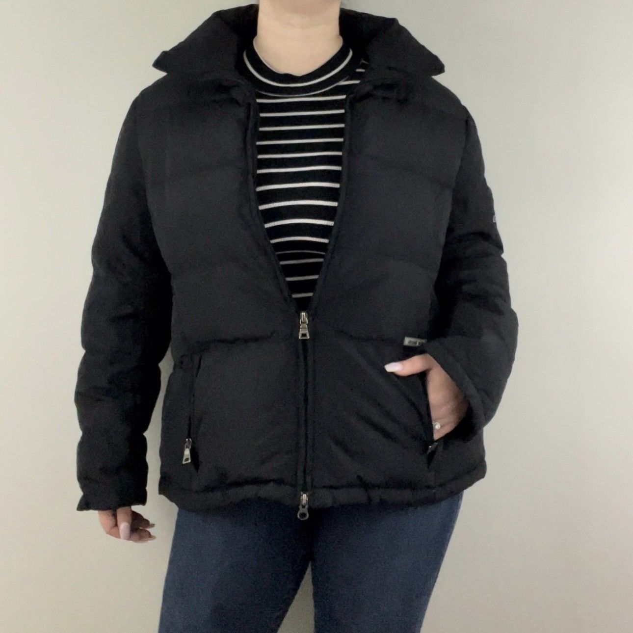 Guess GUESS Vintage Y2K Black Down Puffer Winter Jacket Size XL / US 12-14 / IT 48-50 - 2 Thumbnail