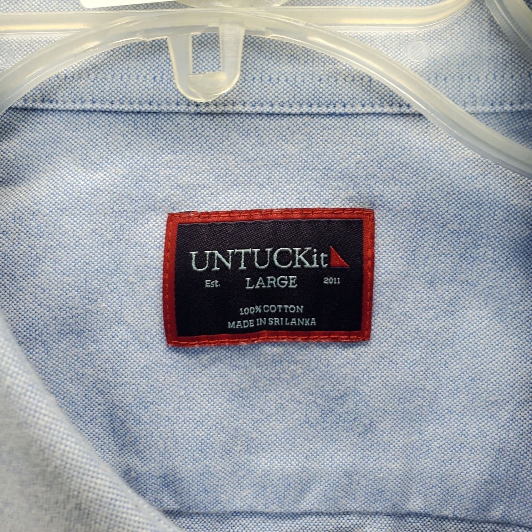 UNTUCKit UNTUCKit Shirt Mens Large Multi Long Sleeve Collared Button Down Chest Pocket Size US L / EU 52-54 / 3 - 6 Thumbnail