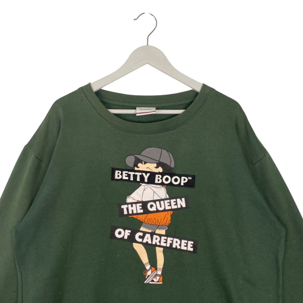 Other Vintage Betty Boop Printed Crewneck Sweatshirt Green Size LL Size US L / EU 52-54 / 3 - 4 Thumbnail