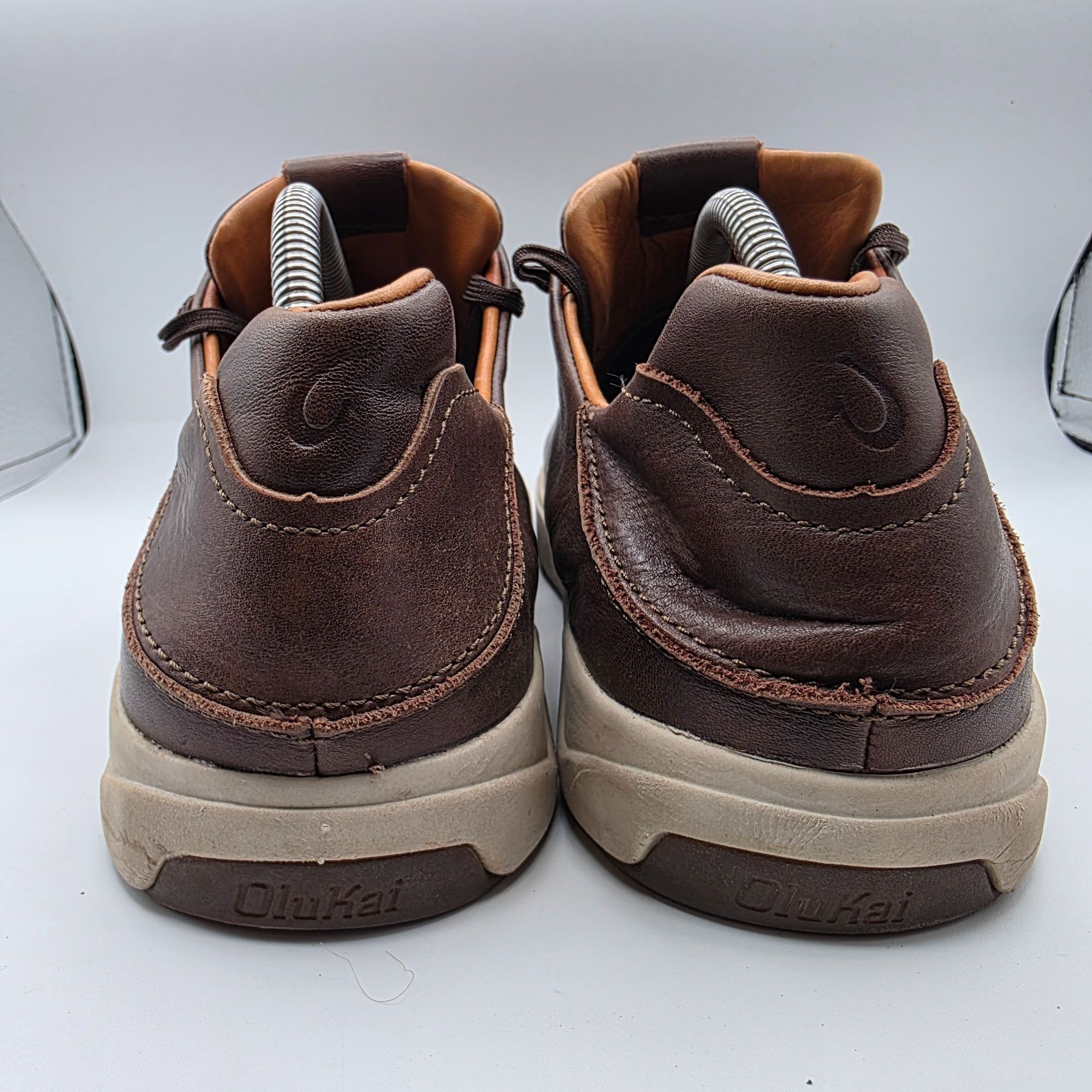 Olukai OluKai Lae'Ahi Li 'Ili Mens Size 11 Brown Casual Leather Sne Size US 11 / EU 44 - 5 Thumbnail